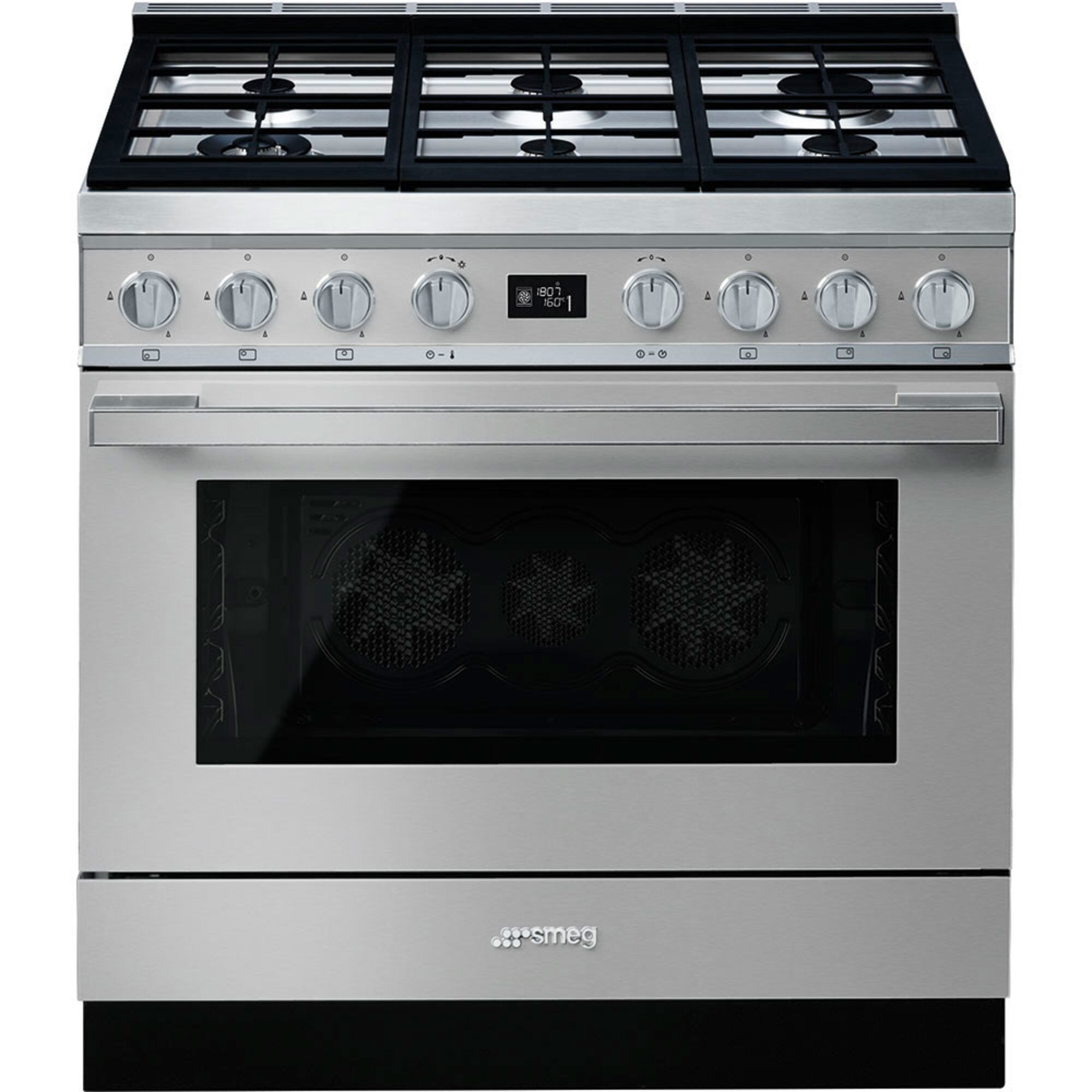 Smeg Cpf9gpx Portofino Gaskomfur  Rustfrit Stål