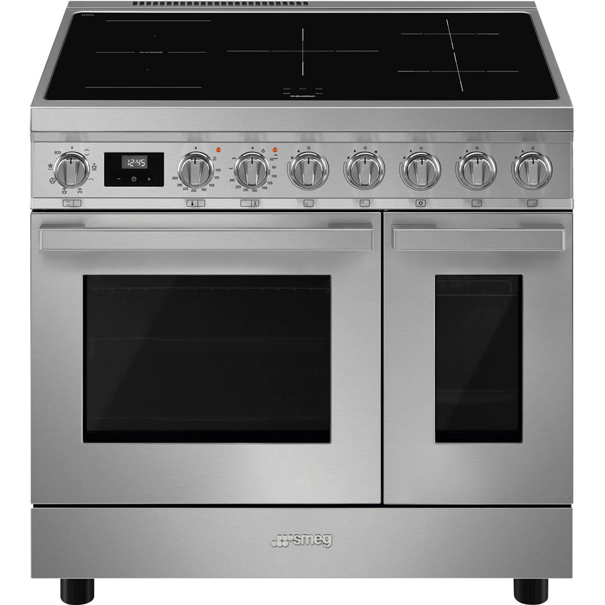Smeg Cpf92imx Portofino Induktionskomfur 83   Kg  Rustfrit Stål