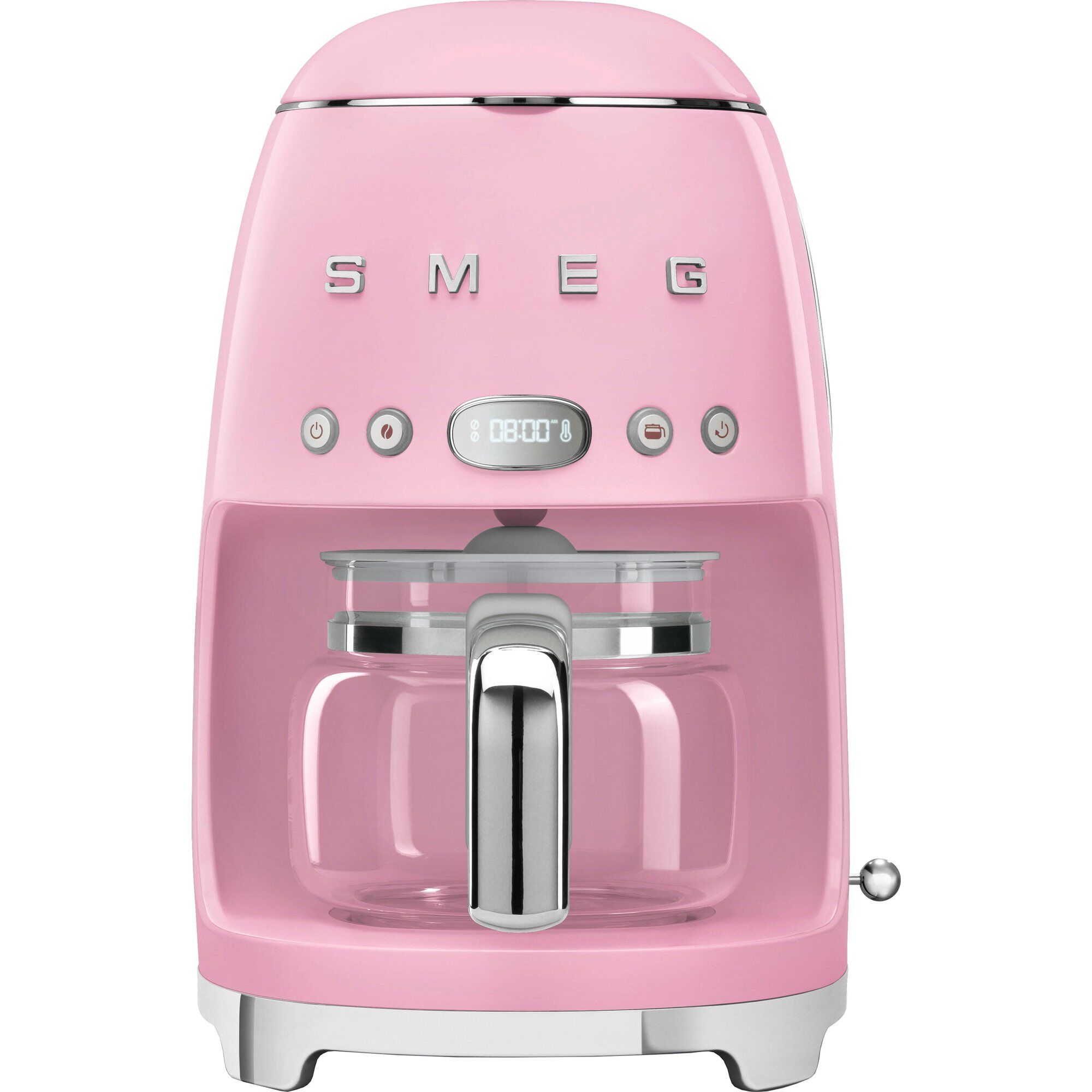 Smeg Dcf02pkeu Retro Kaffemaskine  Rosa