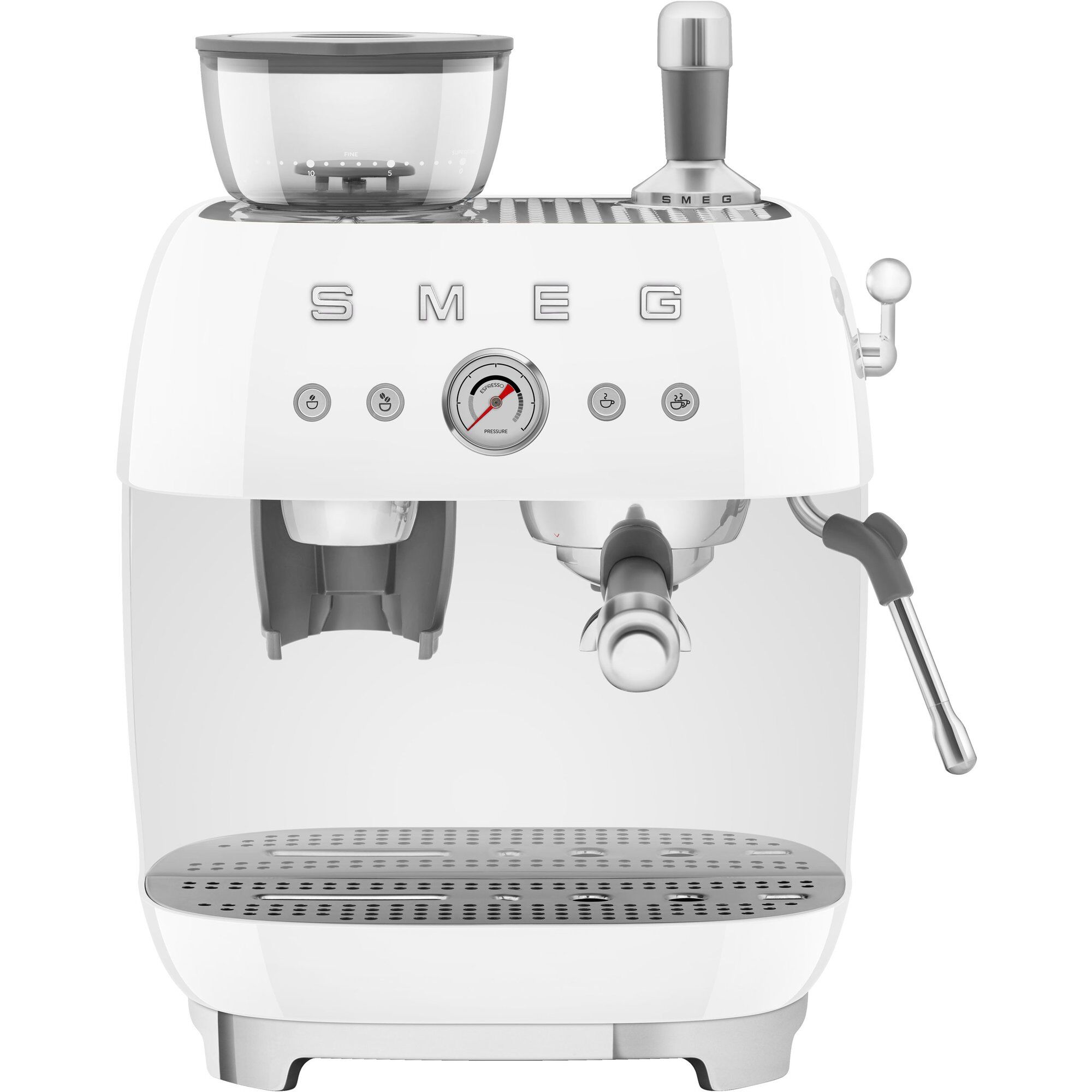 Smeg Egf03 Manuel Espressomaskine  Hvid