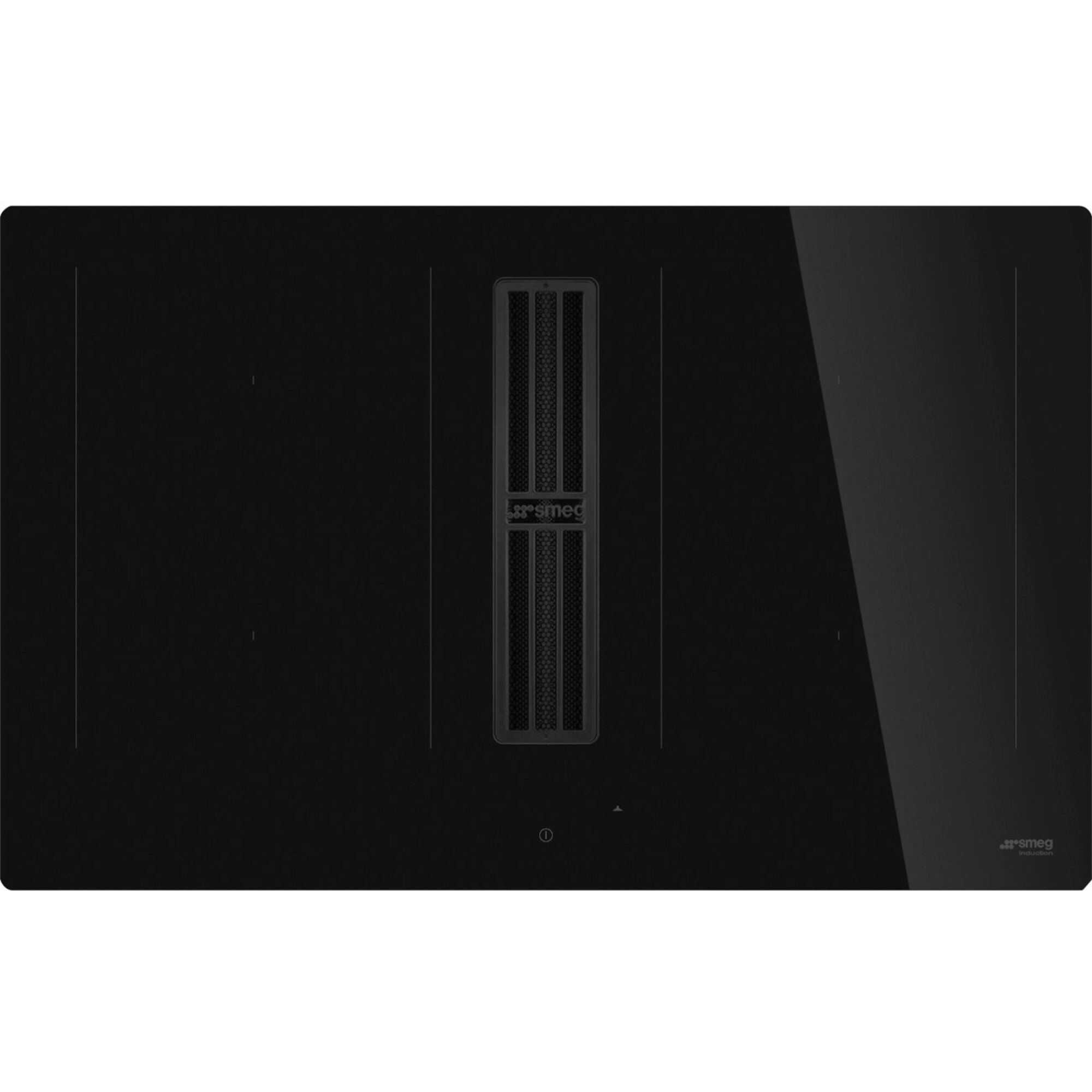 Smeg Hobd482d2 Induktionskogeplade Med Emhætte 83 Cm  Sort