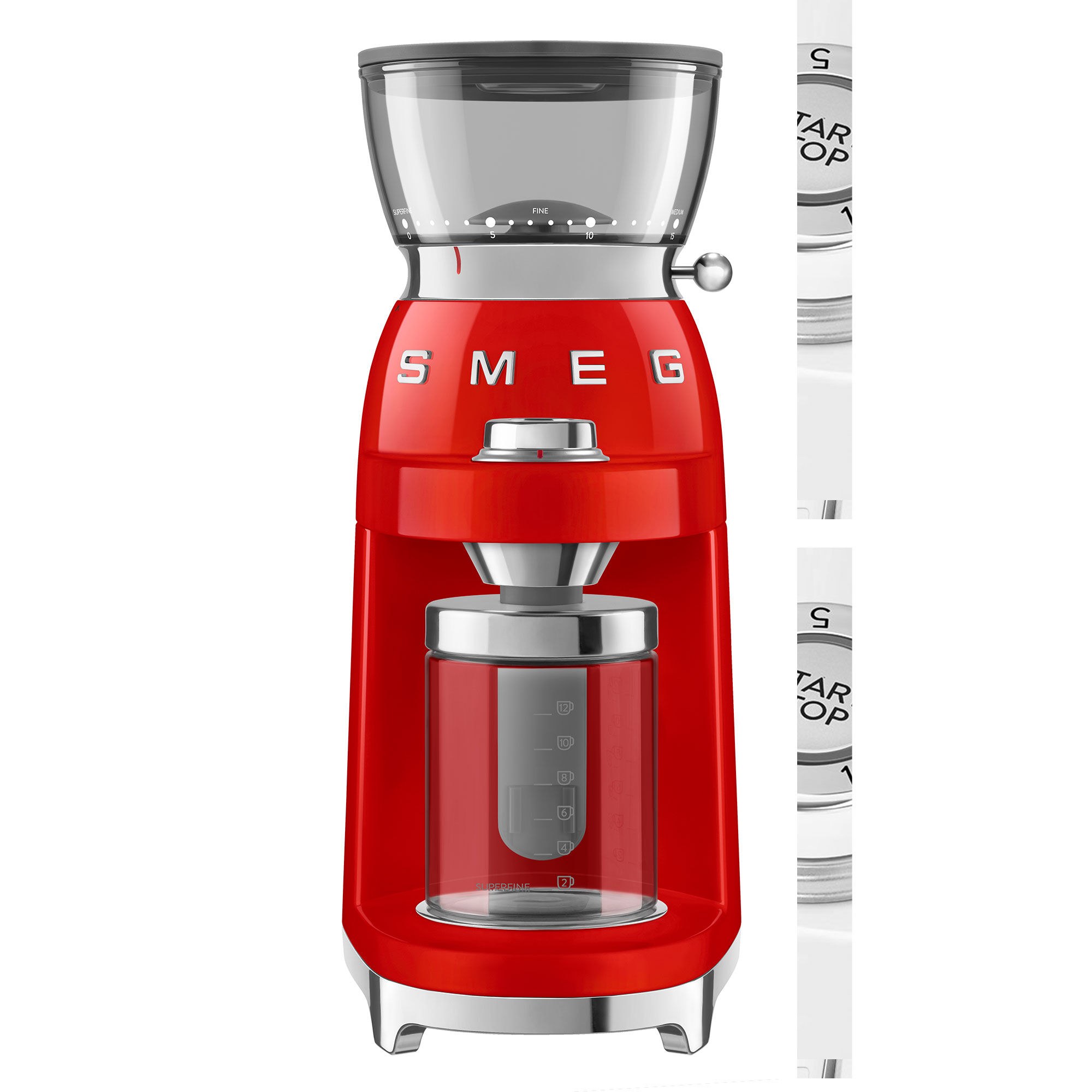 Smeg Kaffekværn  Rød