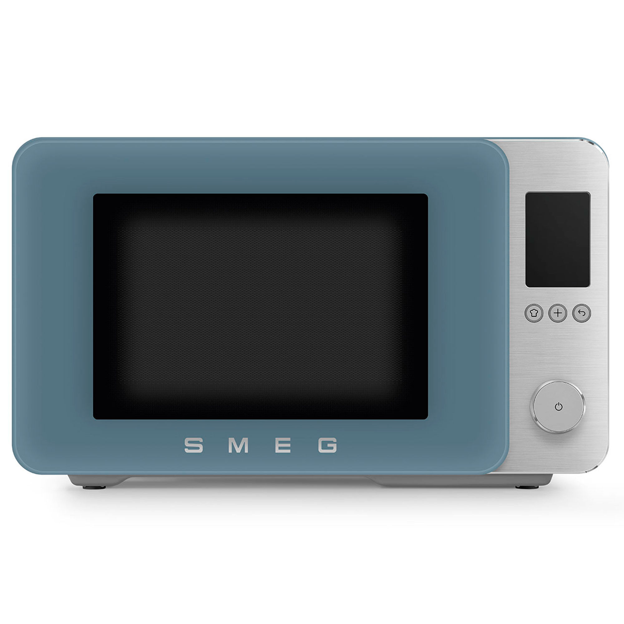 Smeg Moc02sbmeu Mikrobølgeovn Med Varmluft  Storm Blue