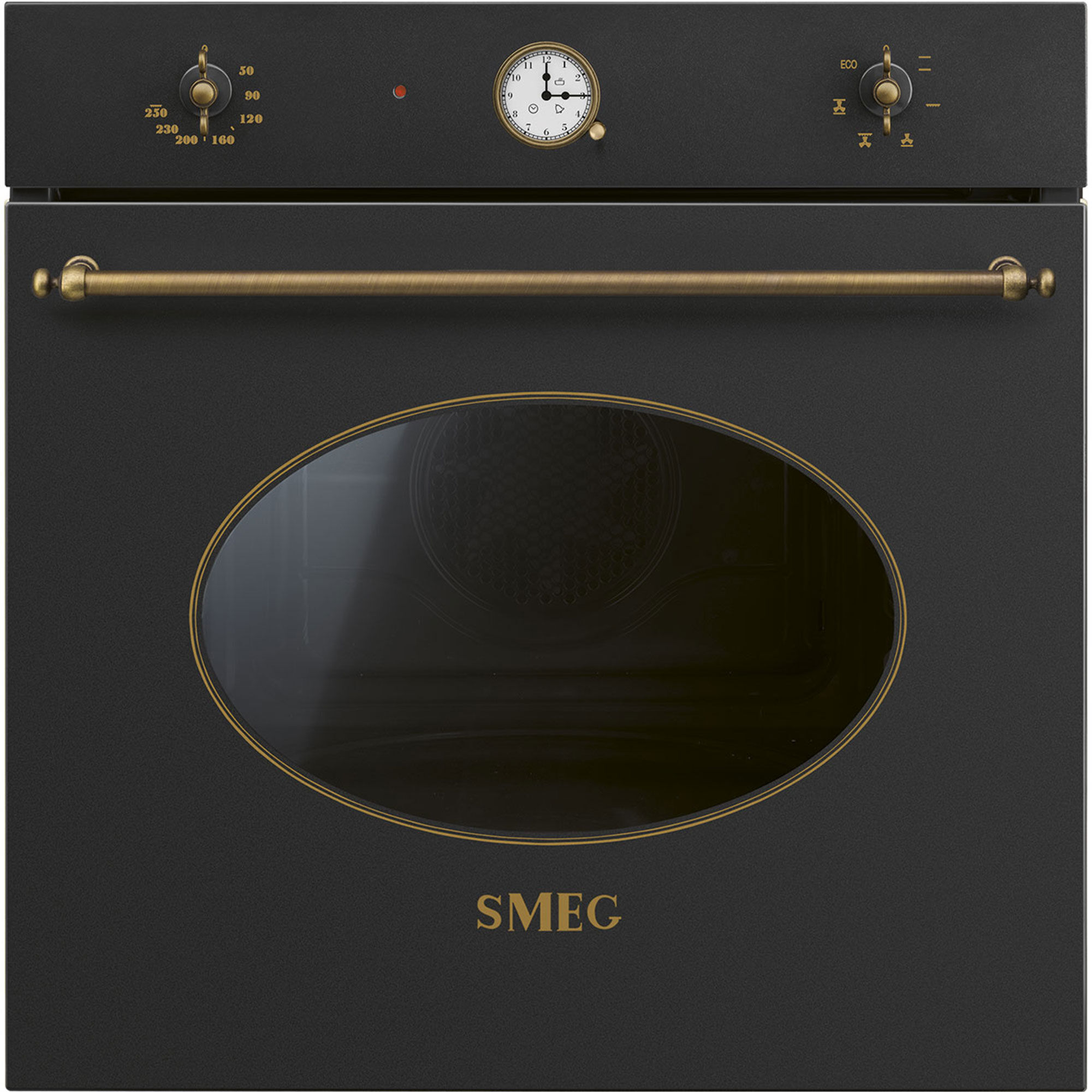 Smeg Sf68c1ao Colonial Indbygningsovn 60 Cm  Antracit