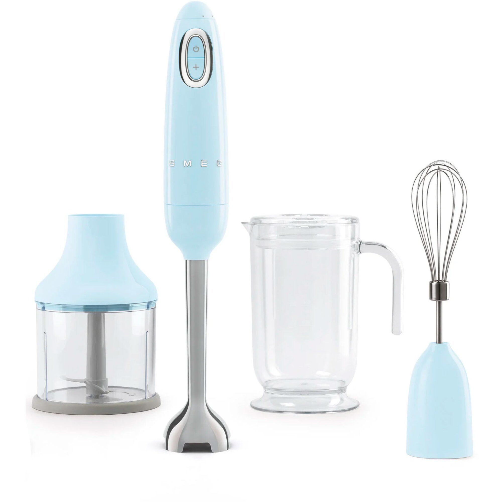 Smeg Stavblender Pastelblå Hbf03pbeu