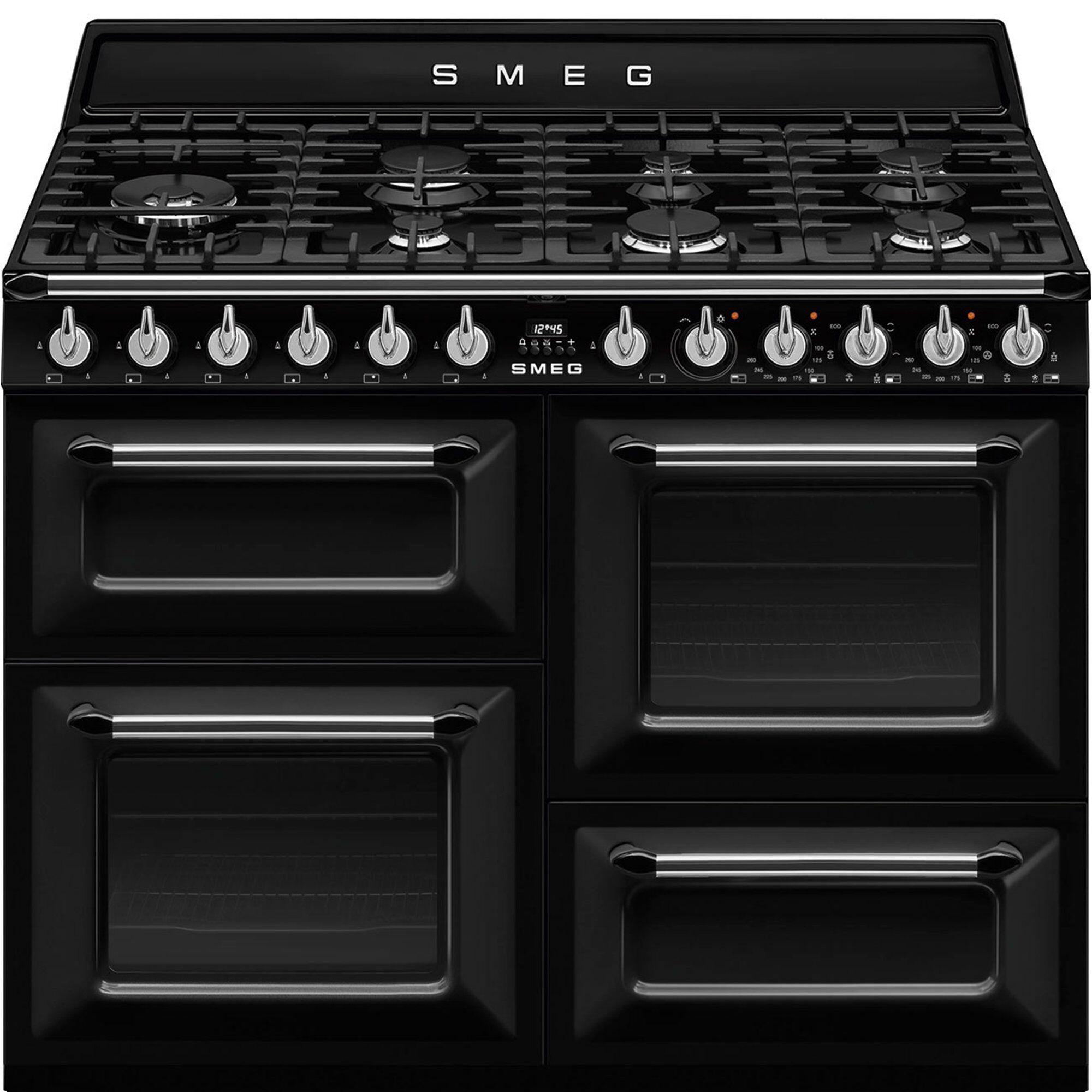 Smeg Tr4110bl1 Victoria Gaskomfur 110 Cm  Sort