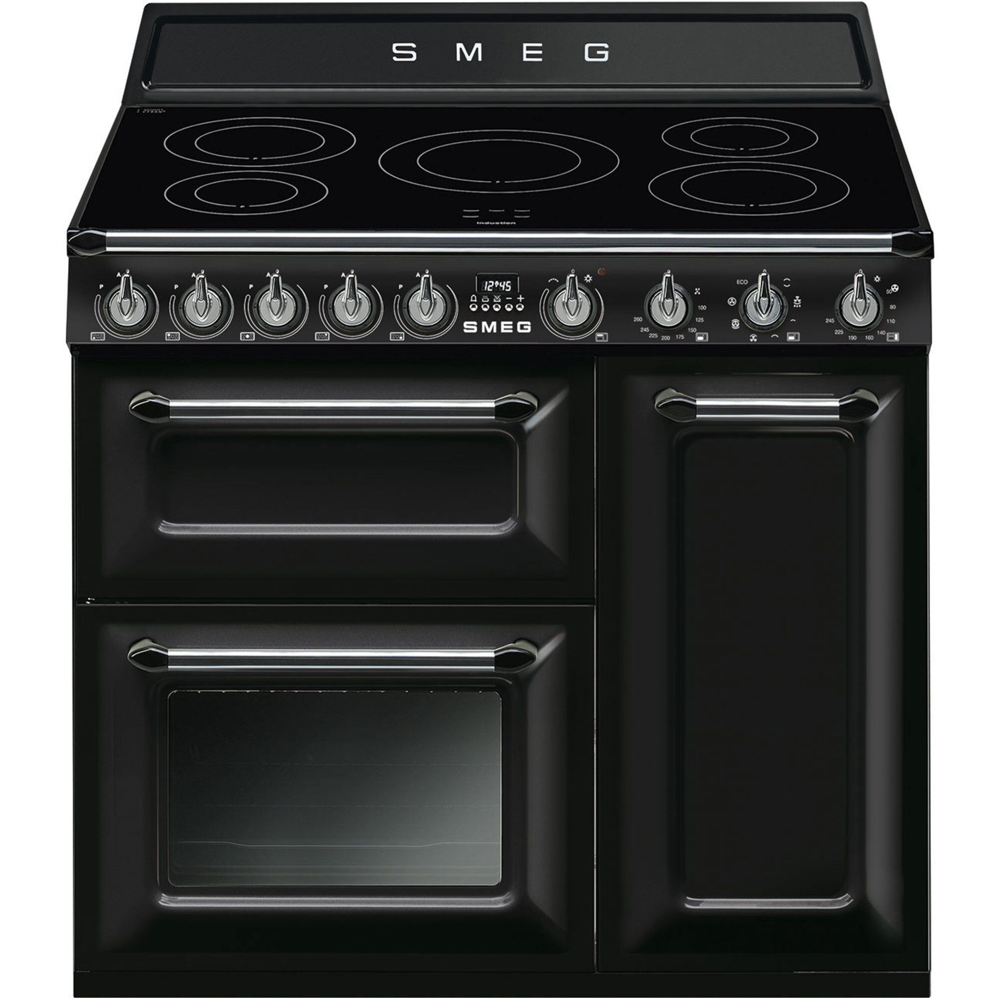 Smeg Tr93ibl2 Induktionskomfur 61 Liter  Sort