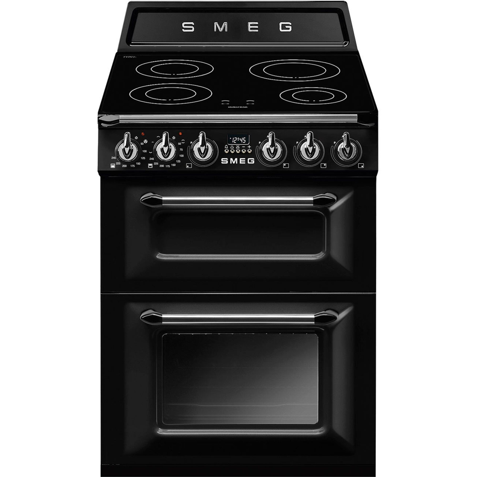 Smeg Tr62ibl2 Victoria Multifunktionsovn   Induktionskogeplade 60 Cm  Sort