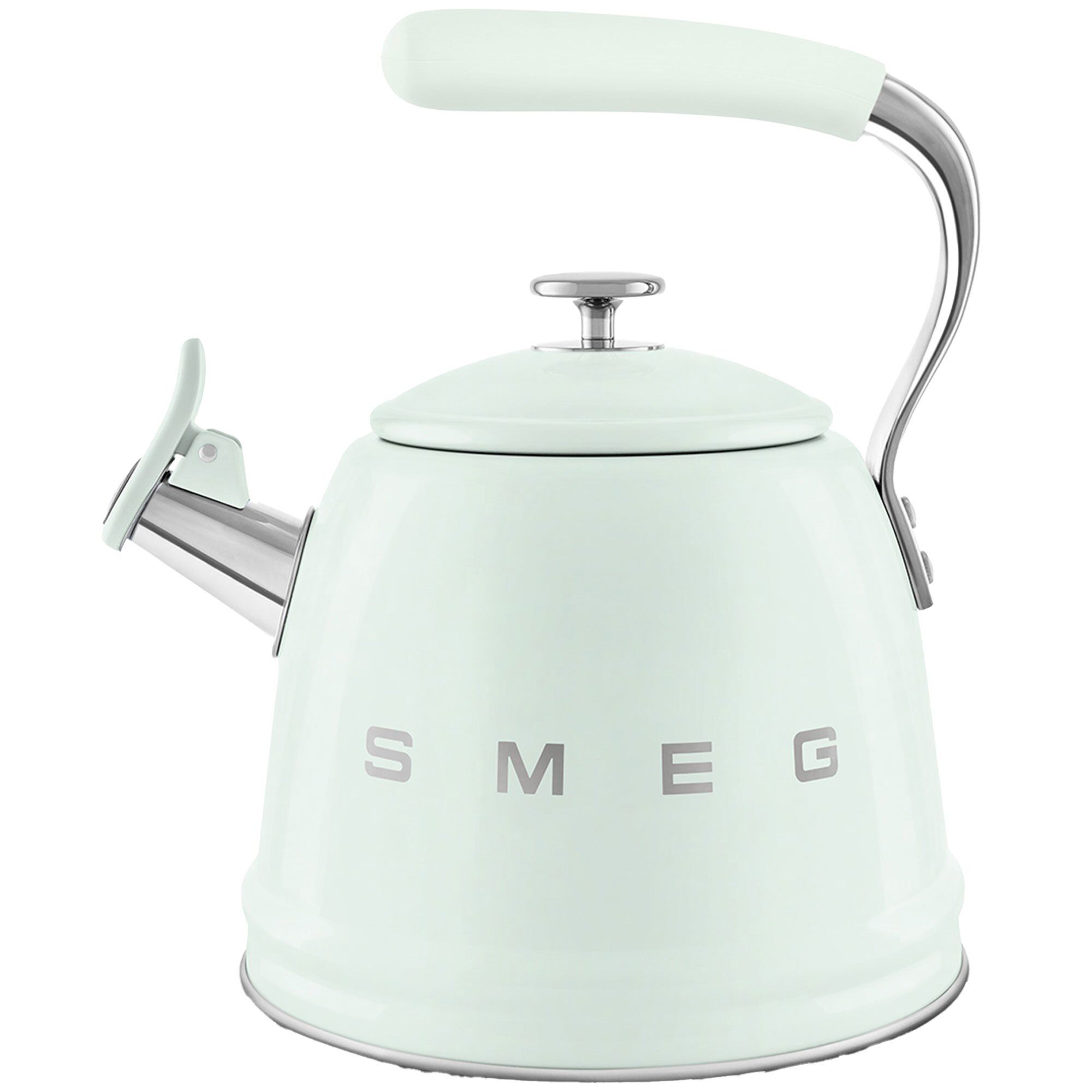 Smeg Vandkedel Med Fløjte     Liter  Pastelgrøn