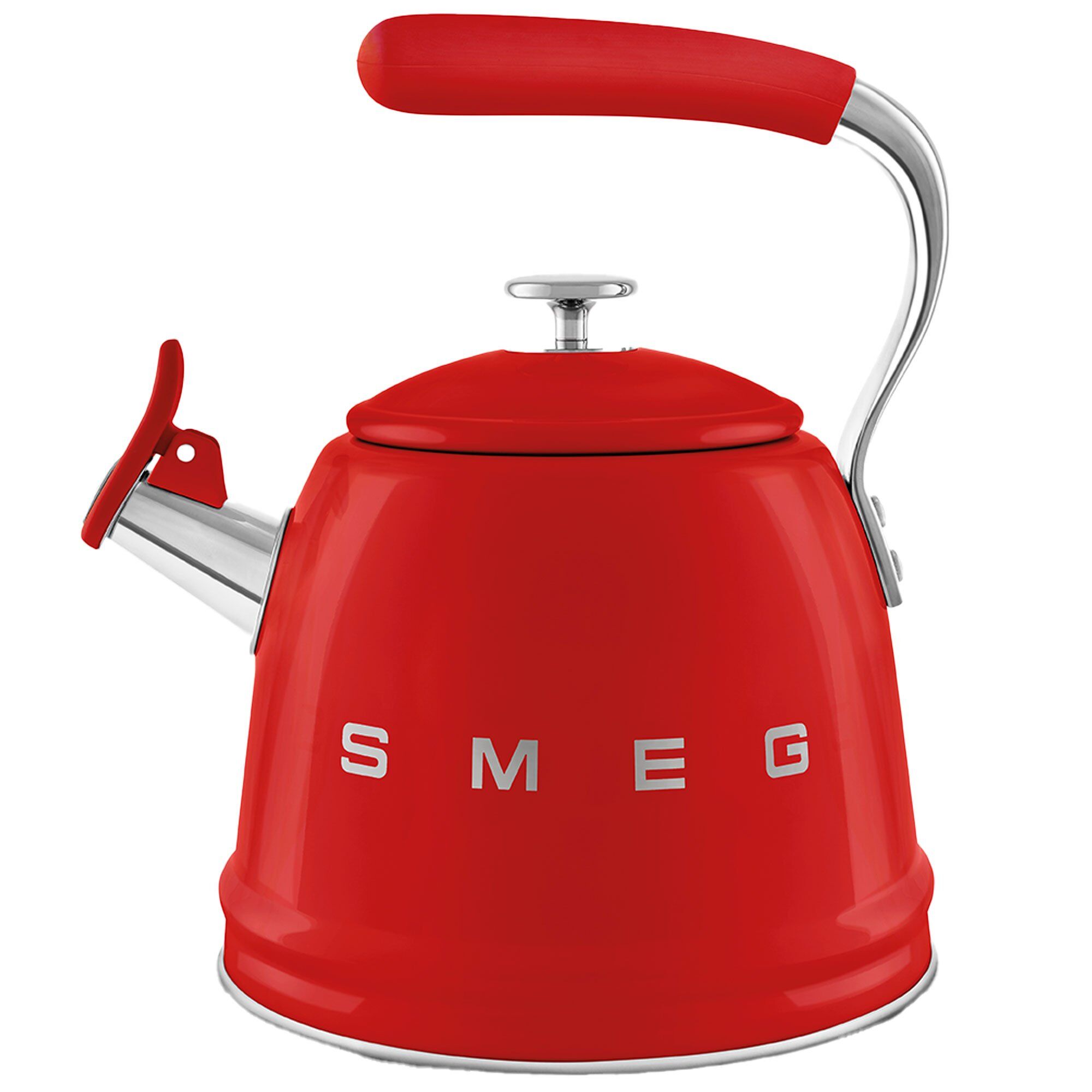 Smeg Vandkedel Med Fløjte     Liter  Rød