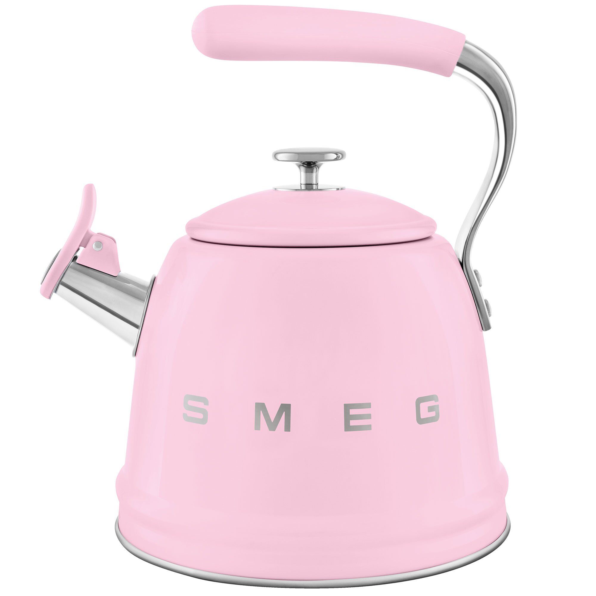 Smeg Vandkedel Med Fløjte     Liter  Rosa