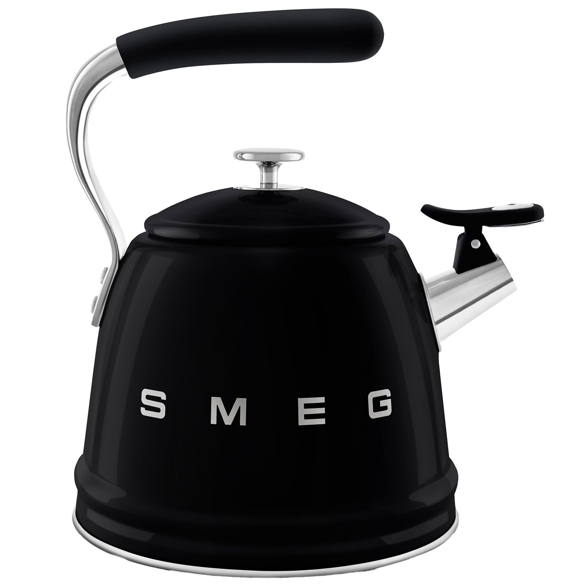 Smeg Vandkedel Med Fløjte     Liter  Sort