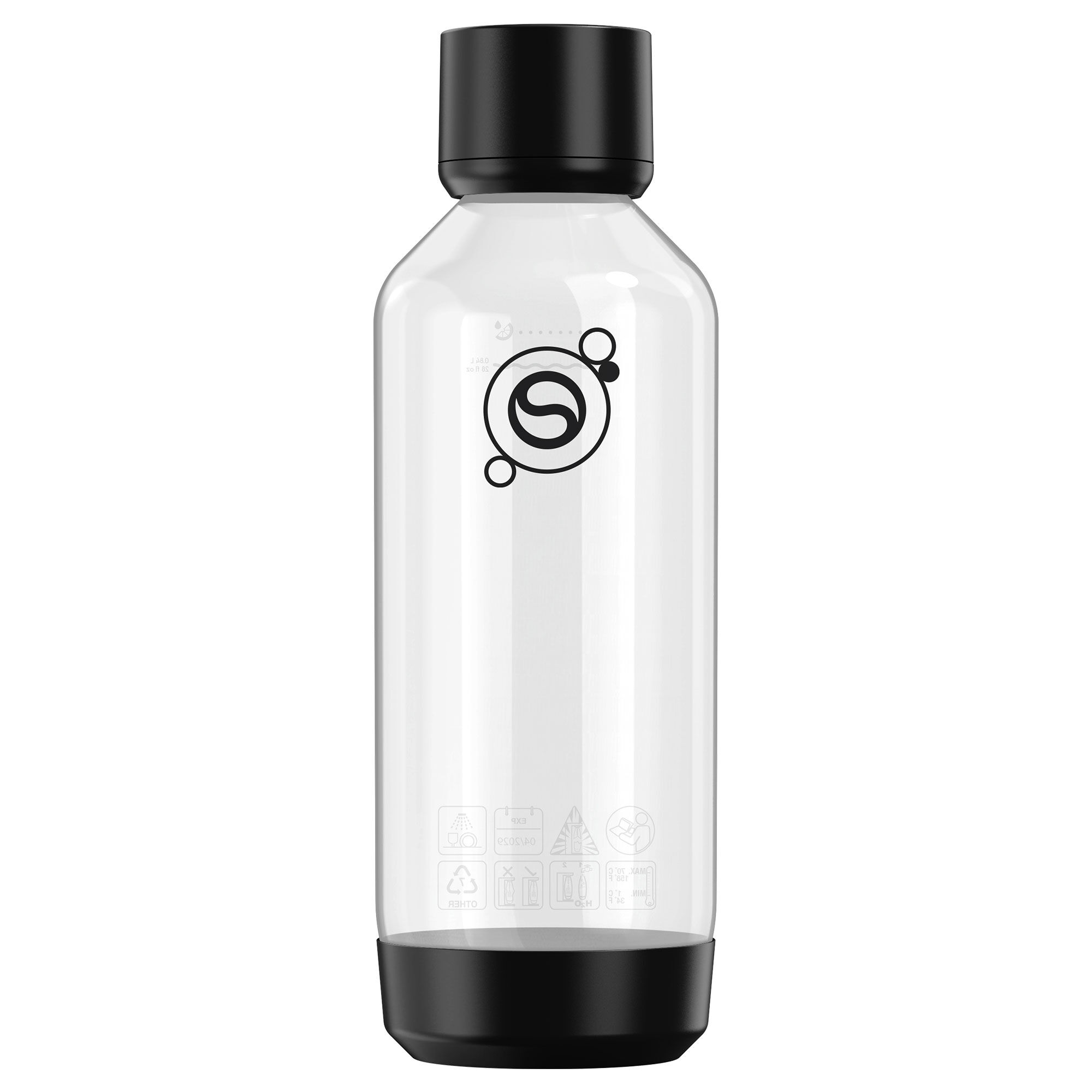 Sodastream Fizz   Refresh Flaske   Liter  Sort