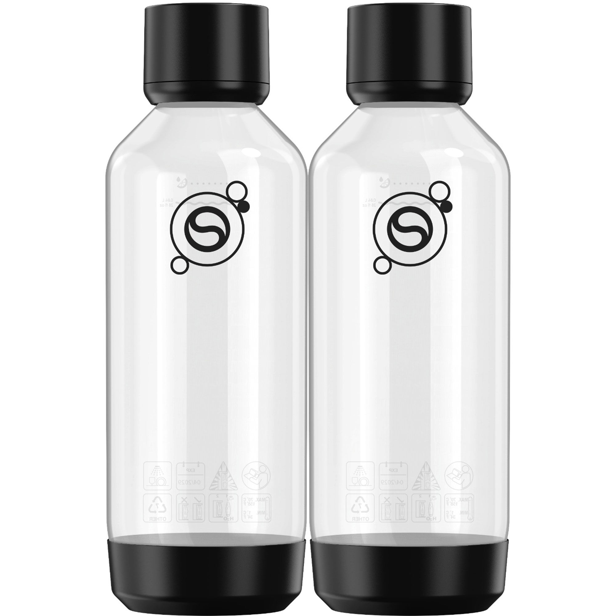 Sodastream Fizz   Refresh Flaske        Liter  Sort