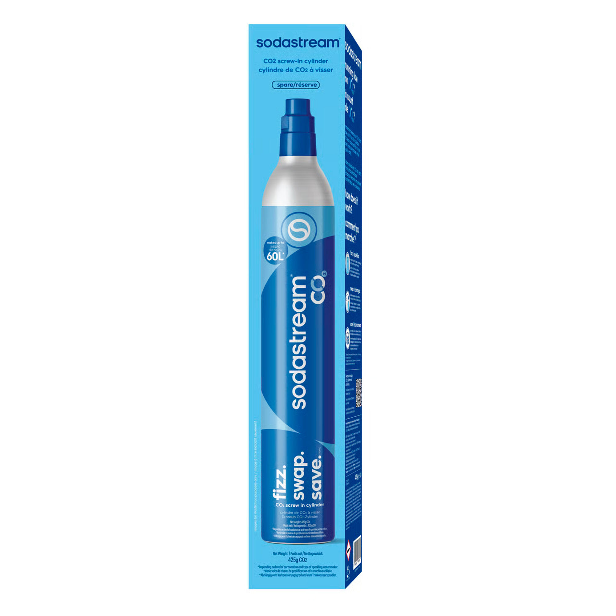 Sodastream Kulsyreflaske 425   60