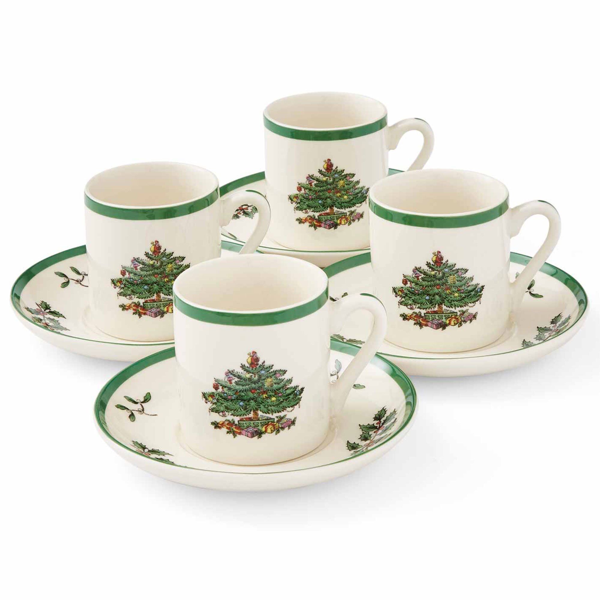 Spode Christmas Tree Espressokop    Stk