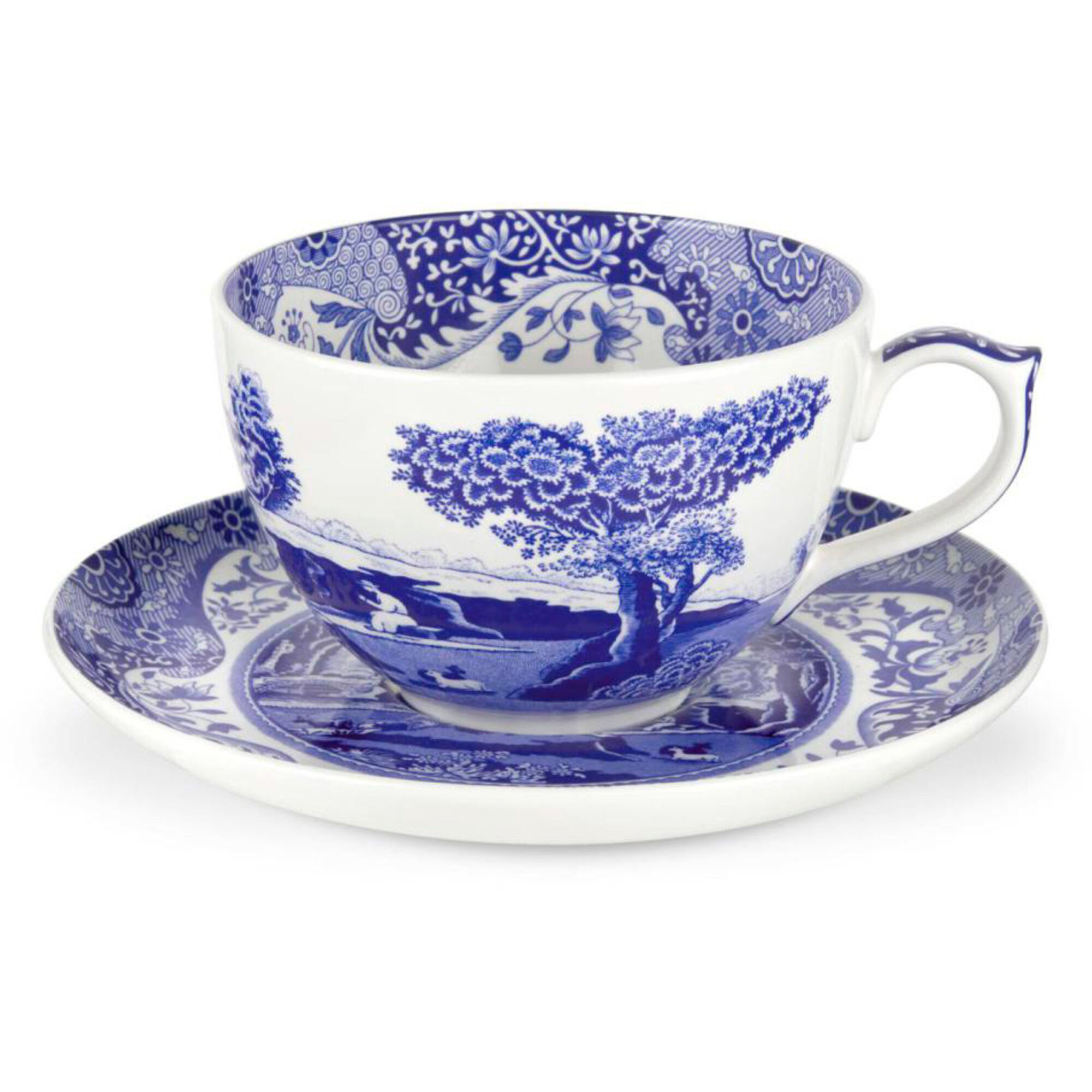Spode Jumbokop    Underkop  39 Blue Italian 39