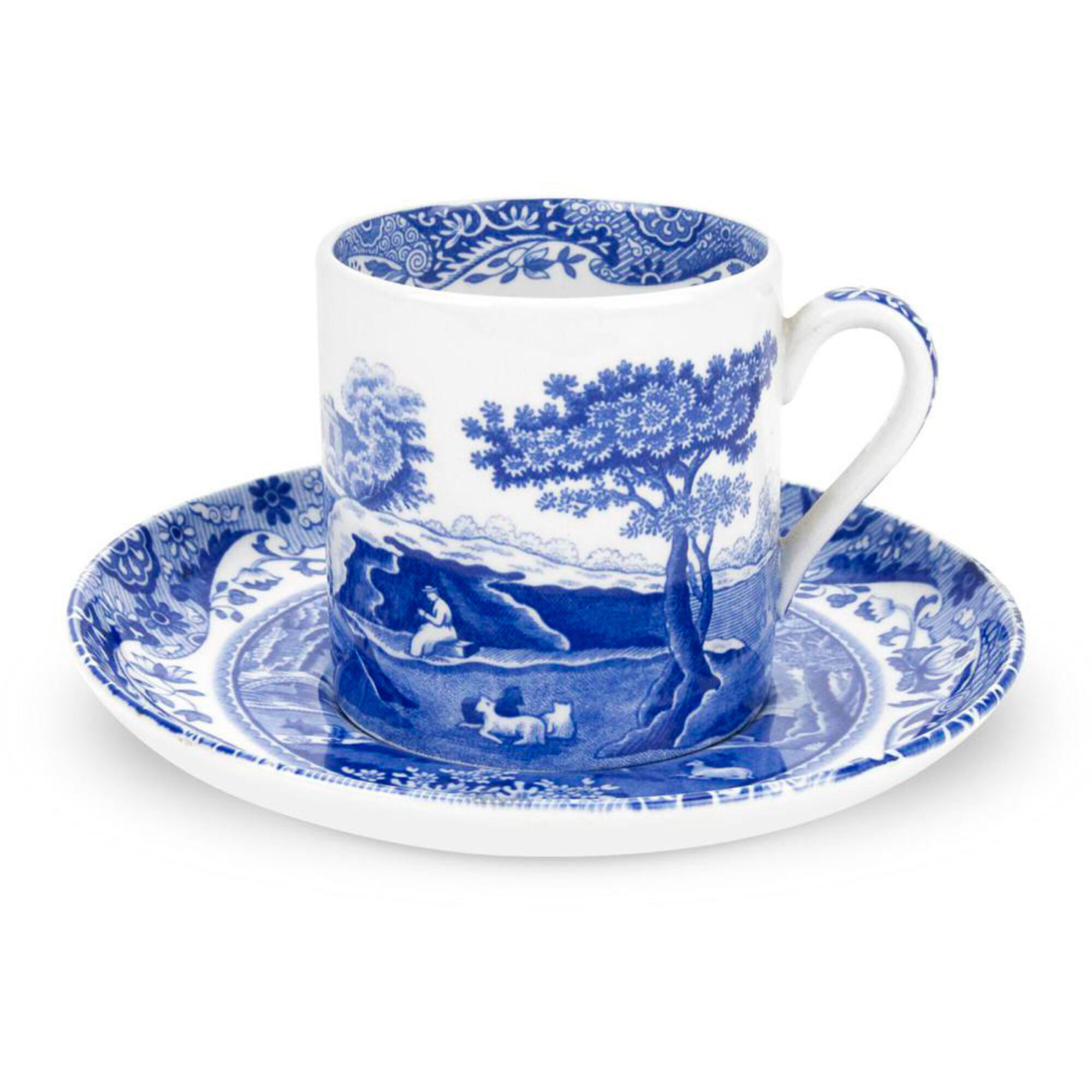Spode Kaffekop    Underkop  39 Blue Italian 39