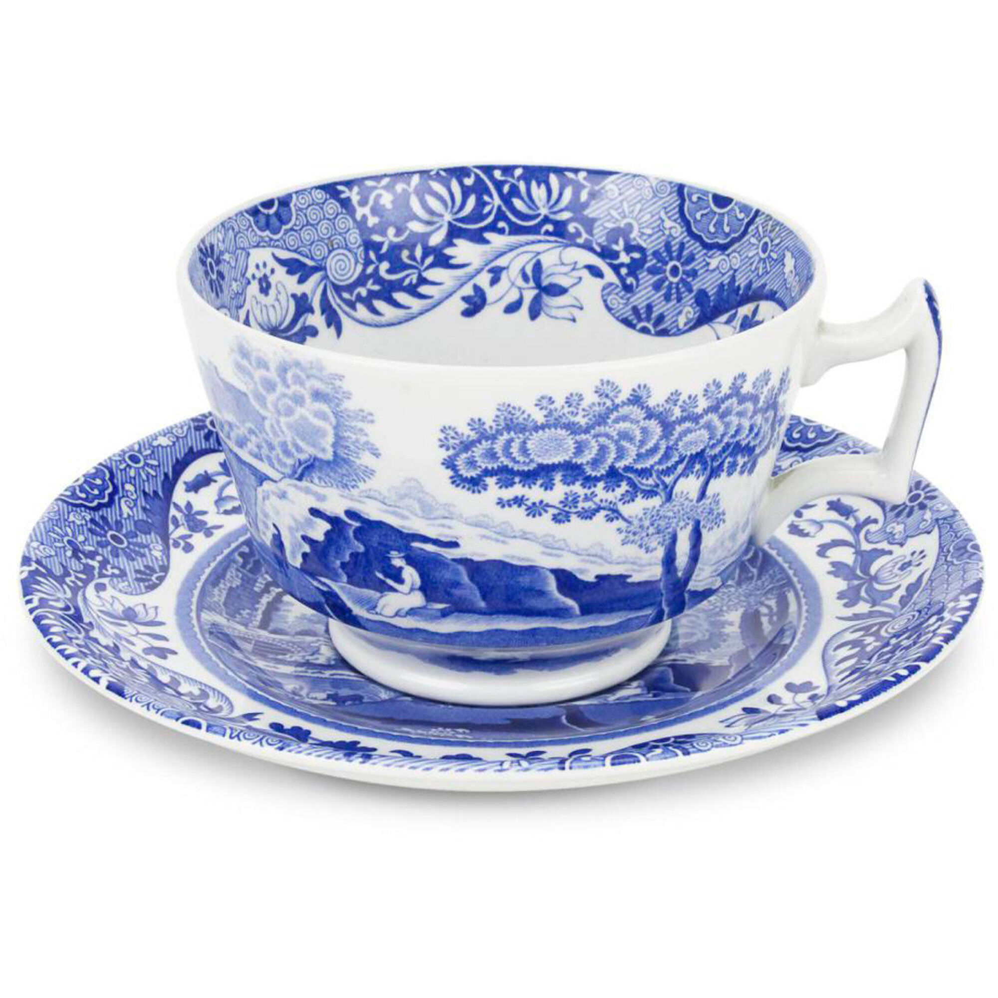 Spode Morgenmadskop    Underkop  39 Blue Italian 39