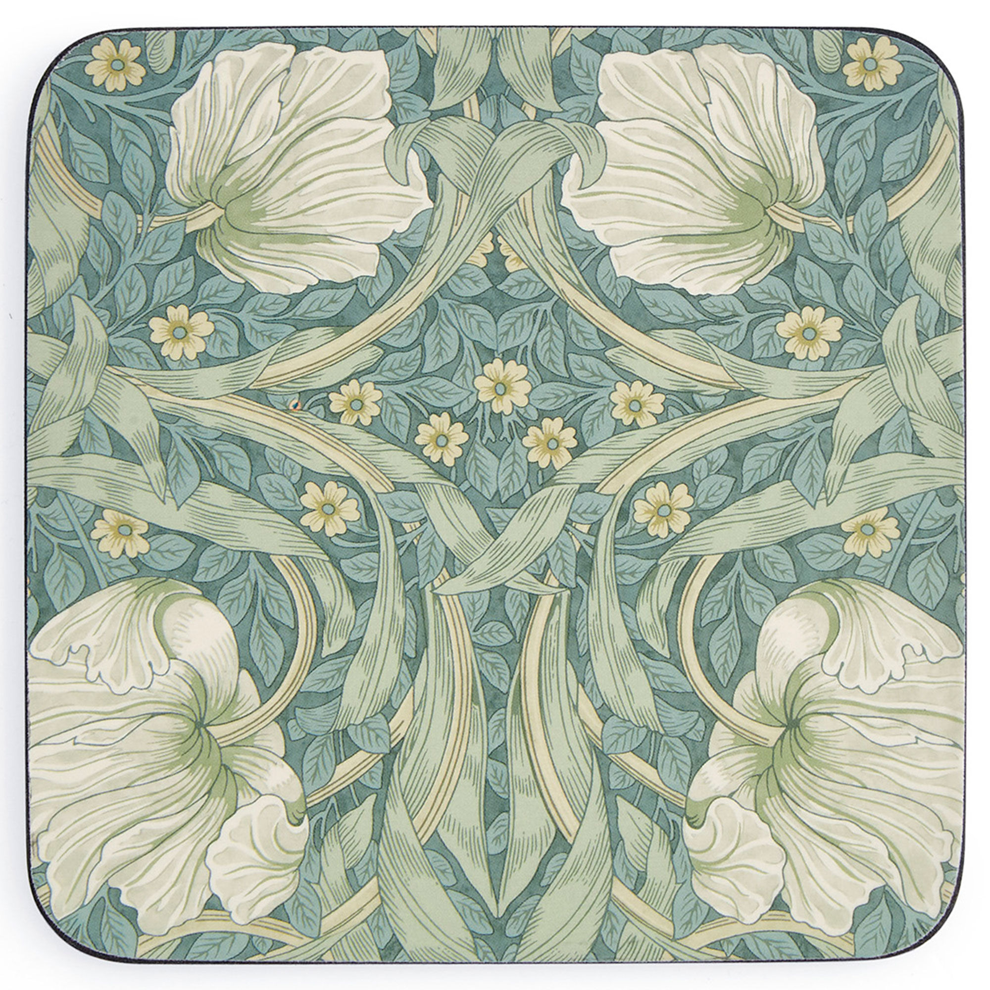 Spode Morris   Co Pimpernel Glasunderlag  -pak  Grøn