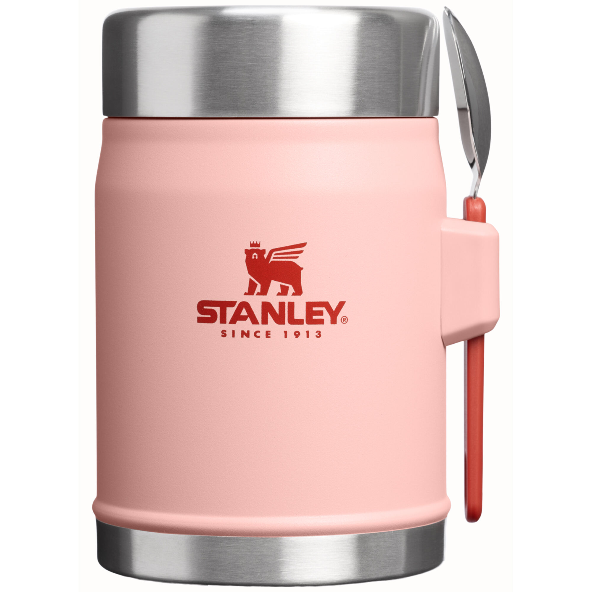 Stanley Legendary Classic Madtermobeholder Med Spork   41 Liter  Peach Rose