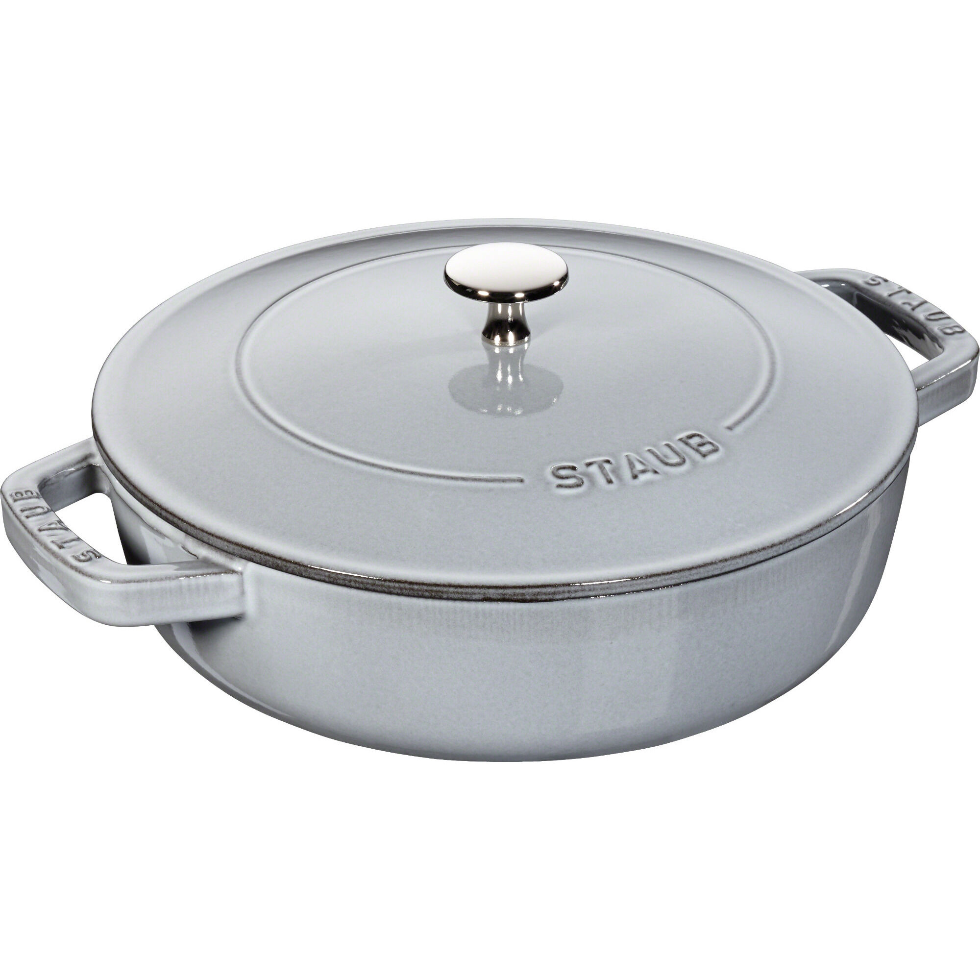 Staub Chistera Sautérgryde 24cm  Grå