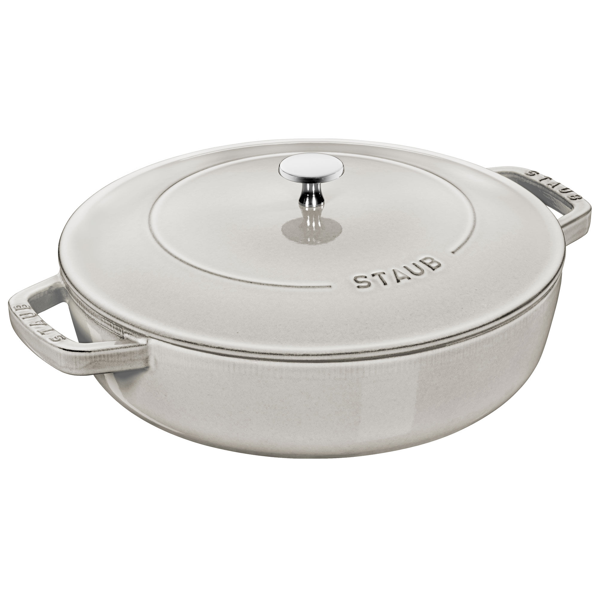 Staub Cocotte Chistera Sautépande ø28 Cm  White Truffle