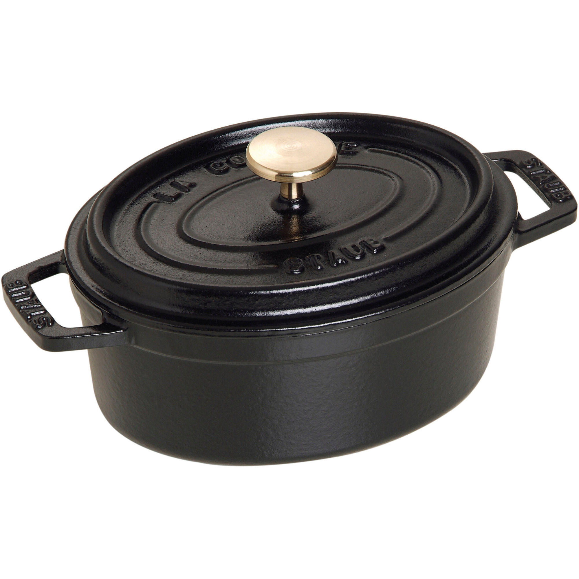 Staub La Cocotte Oval Cocotte 15cm      Liter  Sort