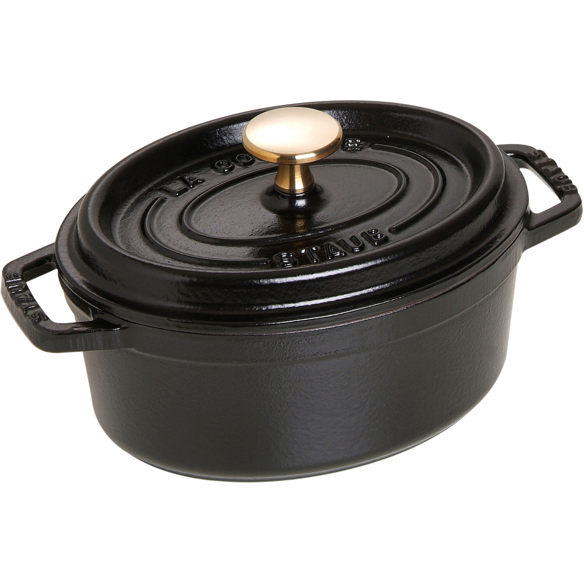 Staub La Cocotte Oval Cocotte 17cm    Liter  Sort