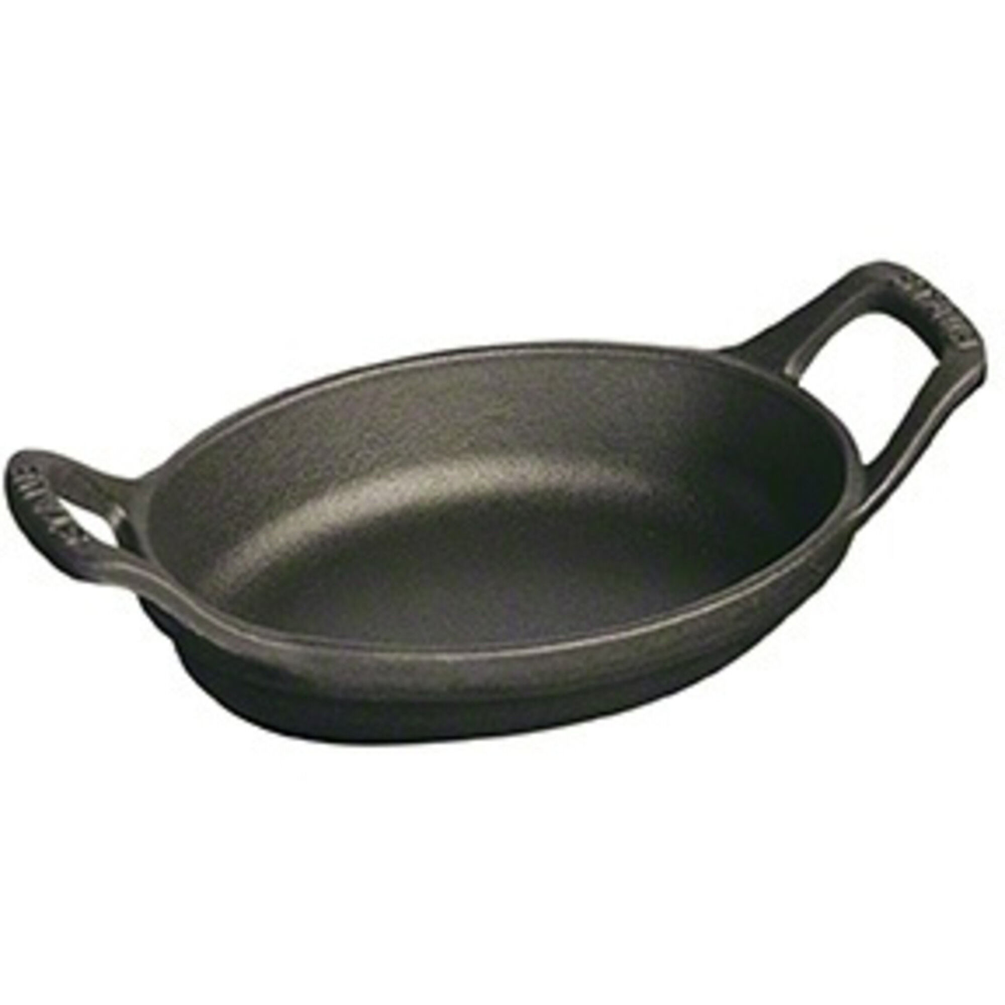 Staub La Cocotte Ovalt Ovnfast Fad 15cm      Liter  Sort