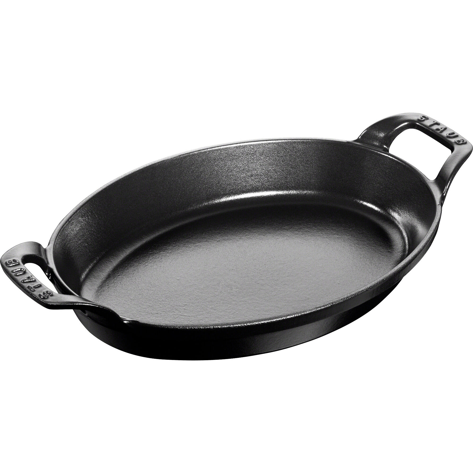 Staub La Cocotte Ovalt Ovnfast Fad   Sort  28cm      Liter