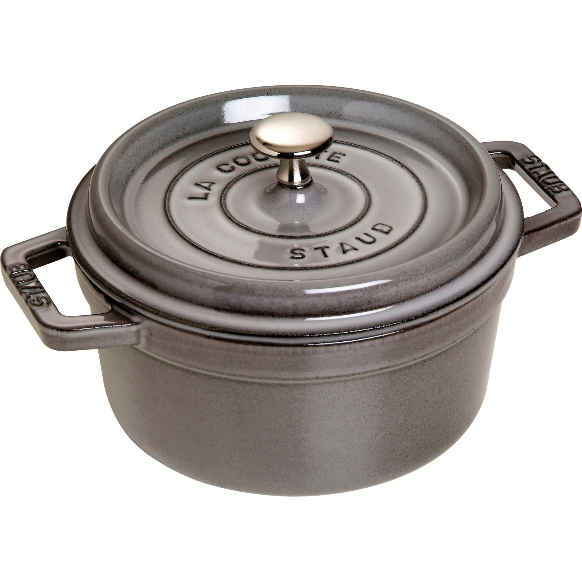 Staub La Cocotte Rund Cocotte 20cm      Liter  Grå