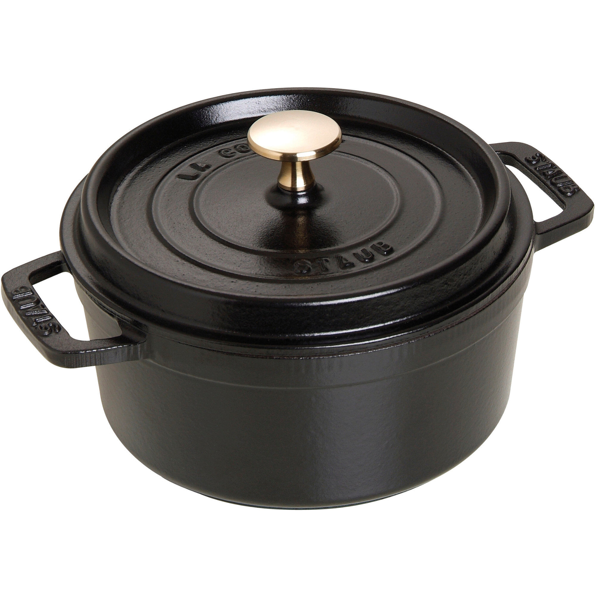 Staub La Cocotte Rund Cocotte 18cm      Liter  Sort
