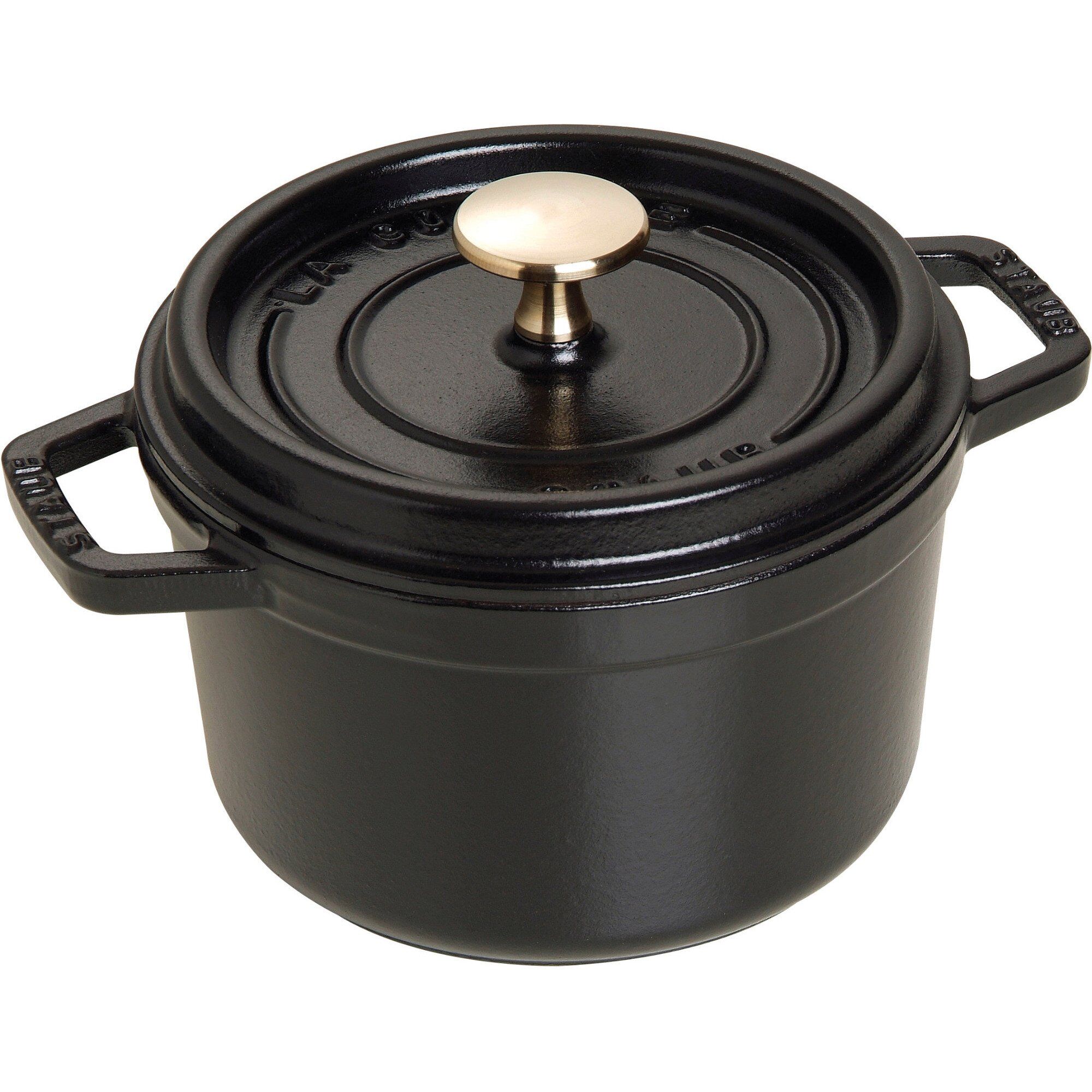 Staub La Cocotte Rund Cocotte 16cm      Liter  Sort