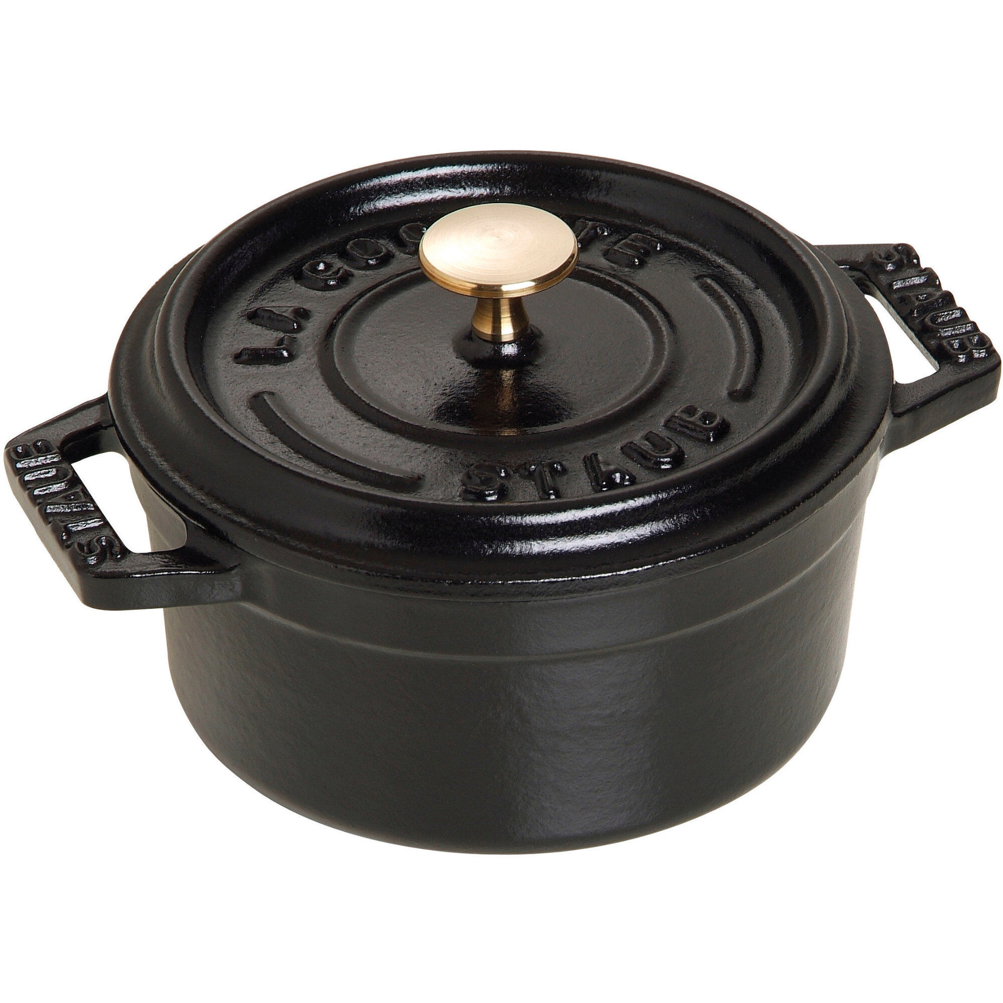 Staub La Cocotte Rund Minicocotte   Sort  10cm    25 Liter