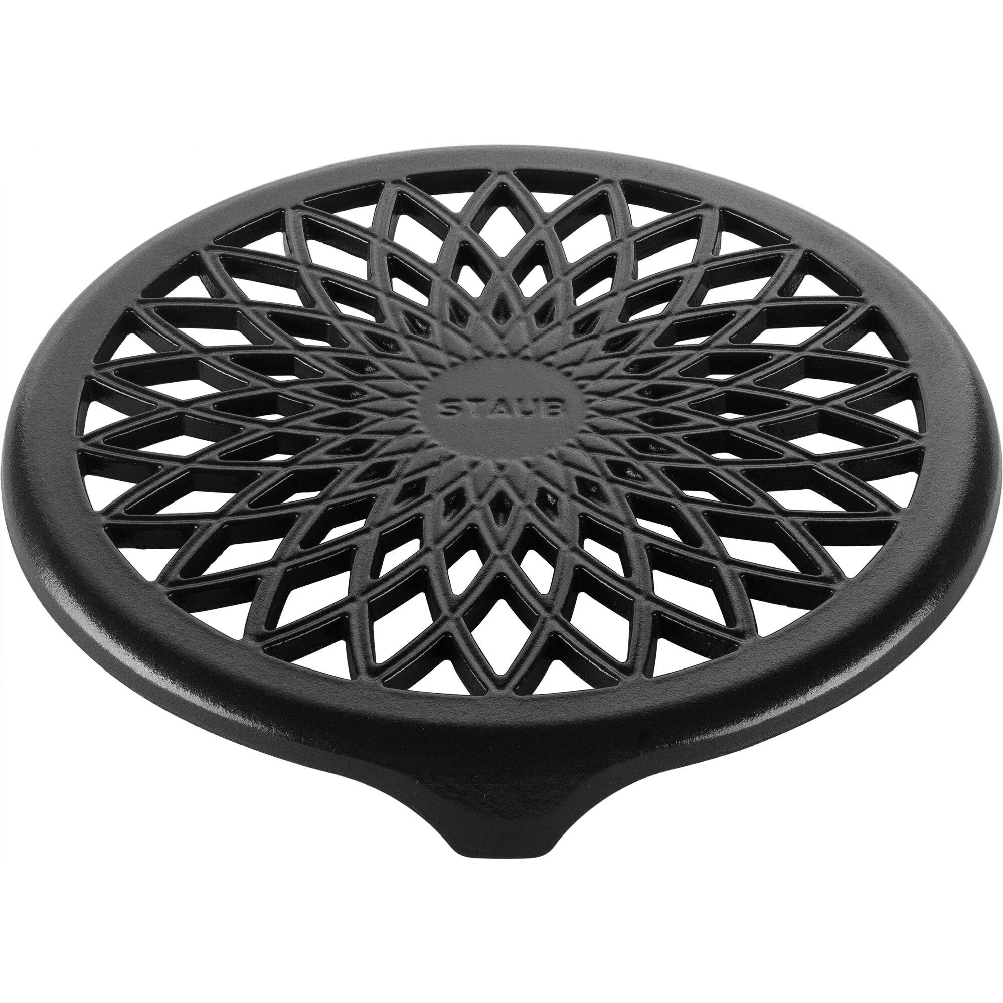 Staub Lilie Bordskåner 23 Cm  Sort