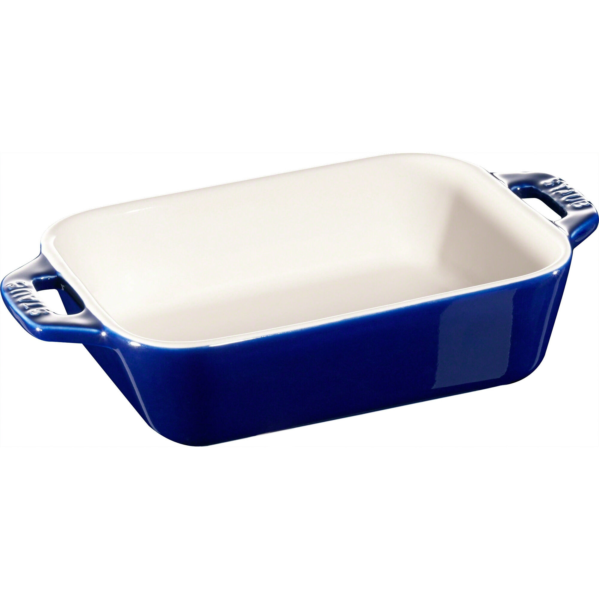 Staub Rektangulær Ovnfast Fad 14   11 Cm Blå