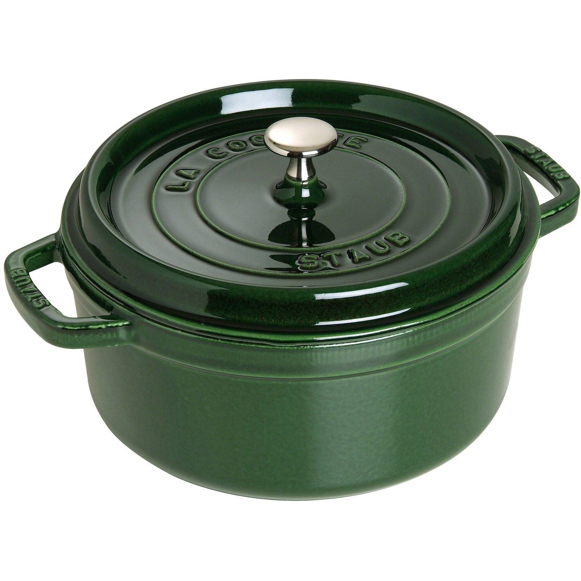 Staub Rund Gryde 24 Cm     Liter Basilikumsgrøn