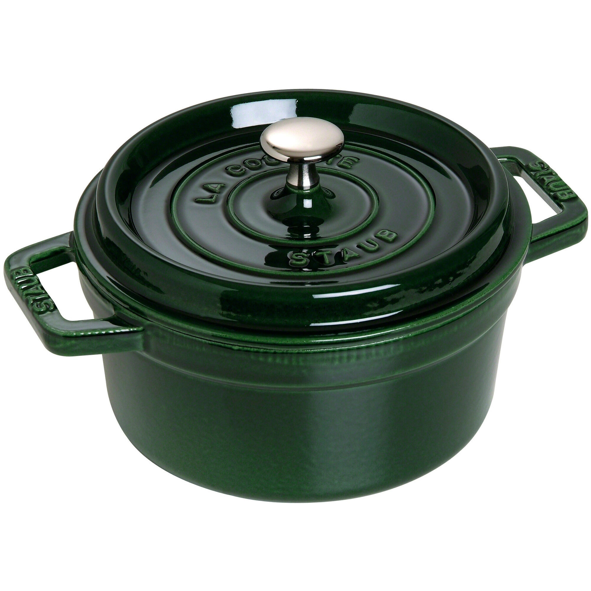 Staub Rund Gryde 22 Cm     Liter Basilikumsgrøn