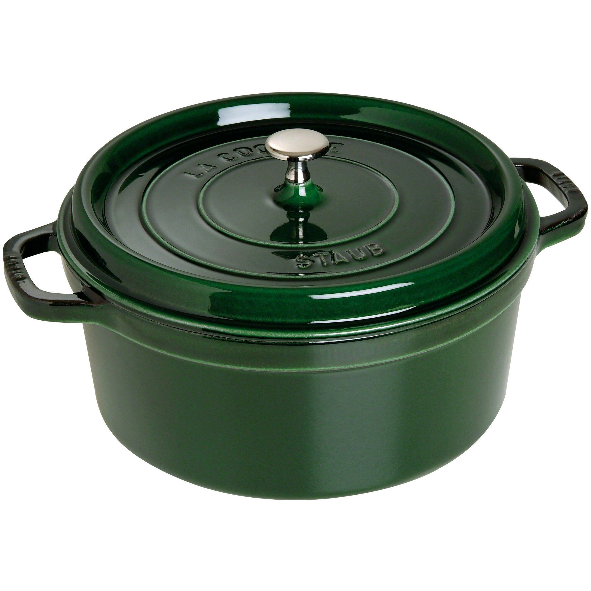 Staub Rund Gryde 28 Cm     Liter Basilikumsgrøn