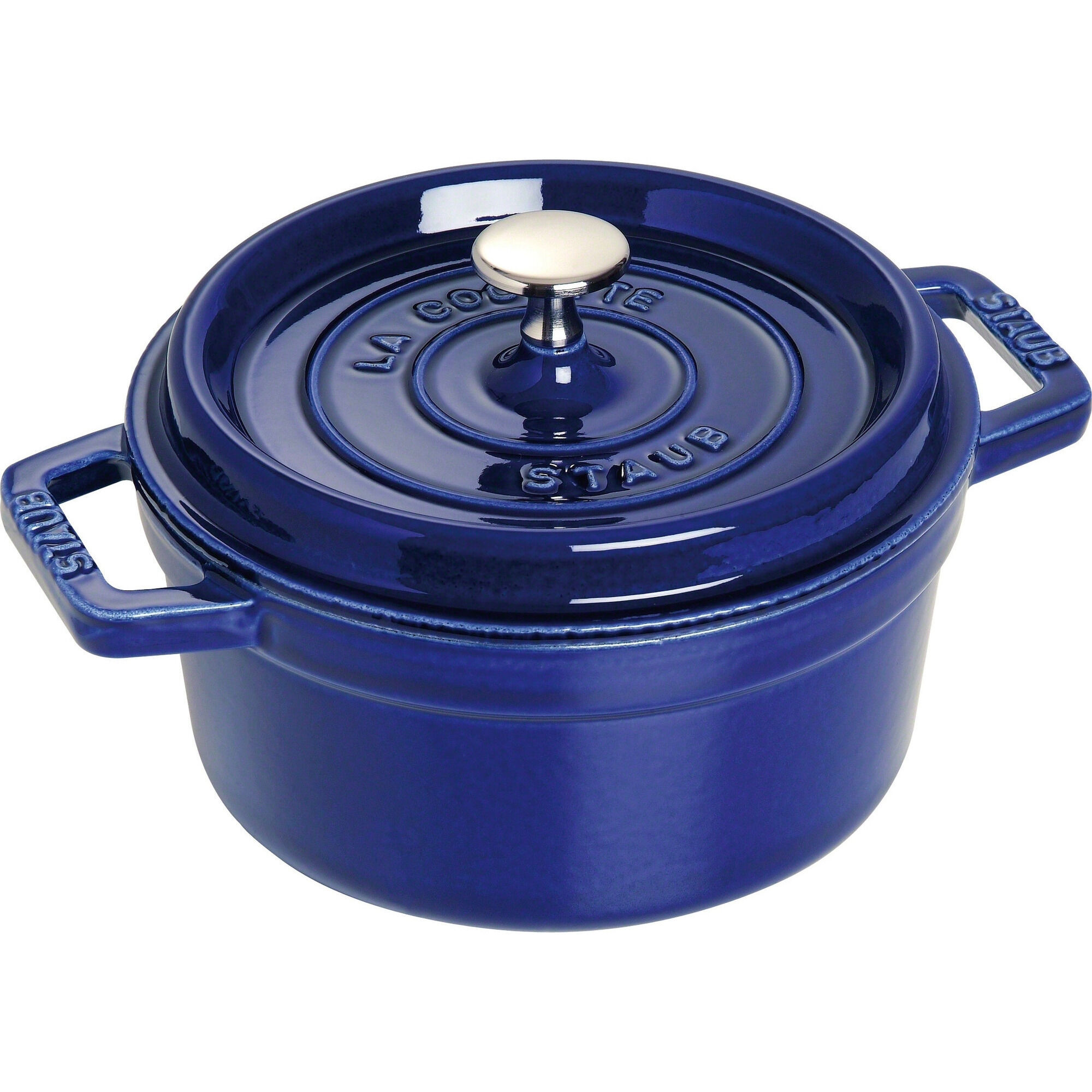 Staub Rund Gryde 22 Cm     Liter Blå