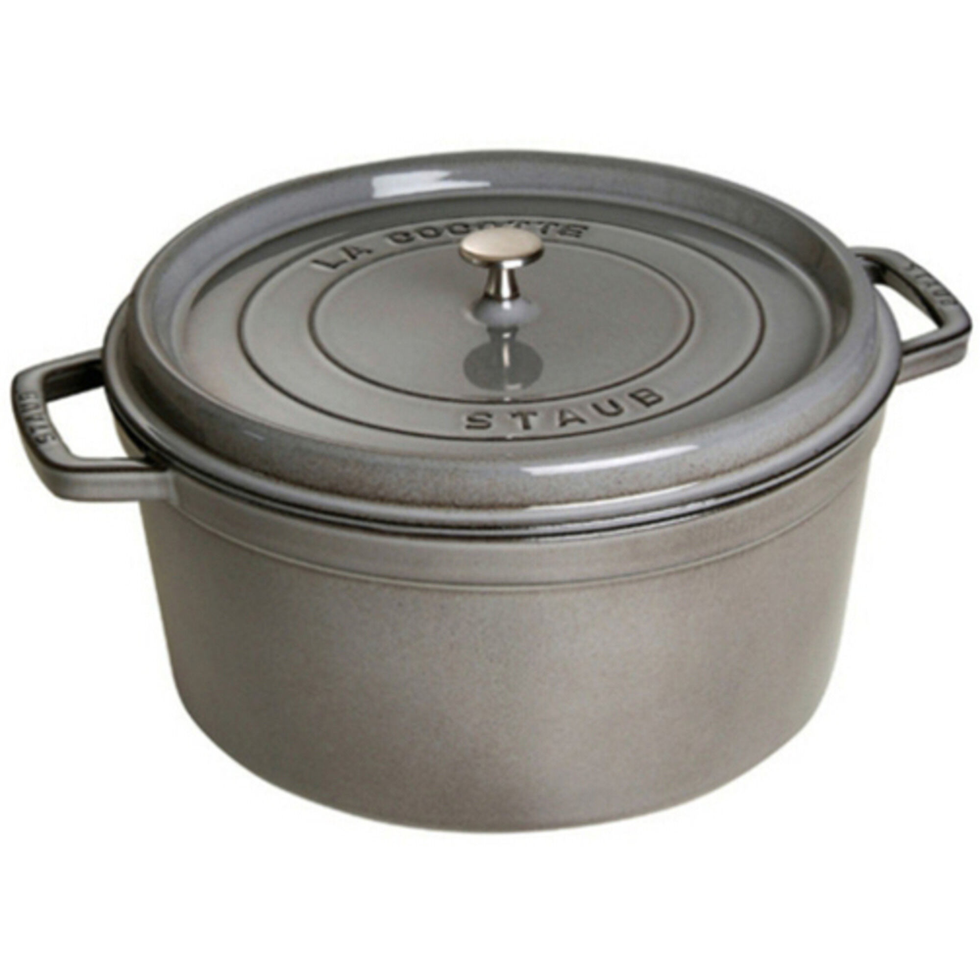Staub Rund Gryde 34 Cm 12   Liter Garfitgrå