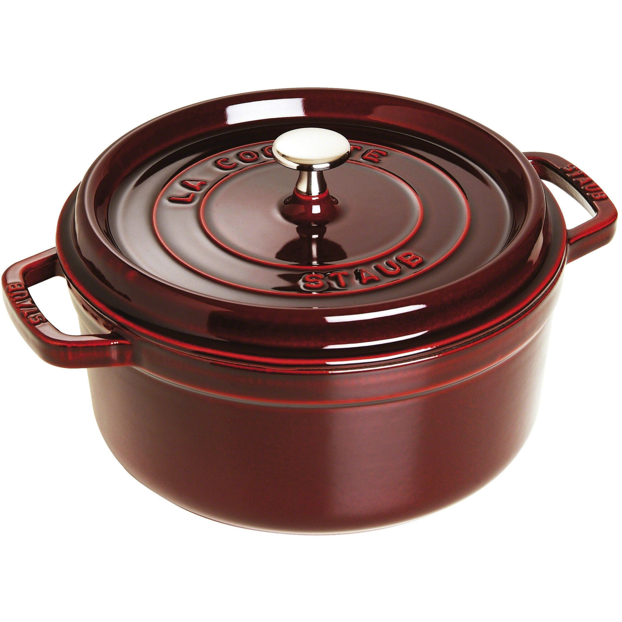 Staub Rund Gryde 26 Cm     Liter Grenadine