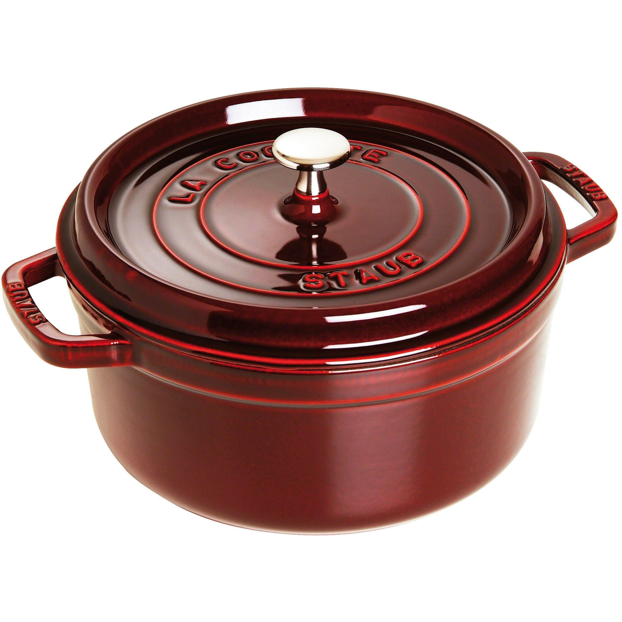 Staub Rund Gryde 24 Cm     Liter Grenadine