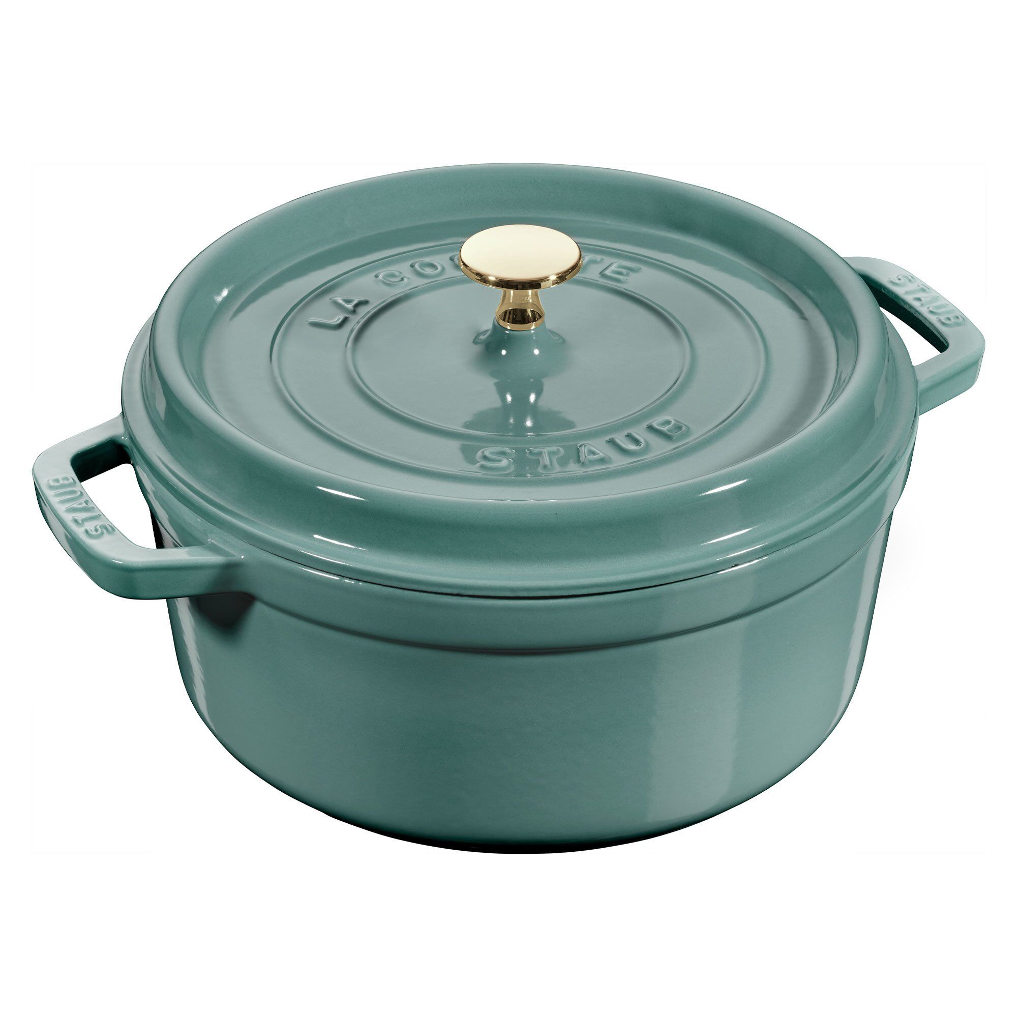 Staub Støbejernsgryde 24 Cm  Eukalyptus