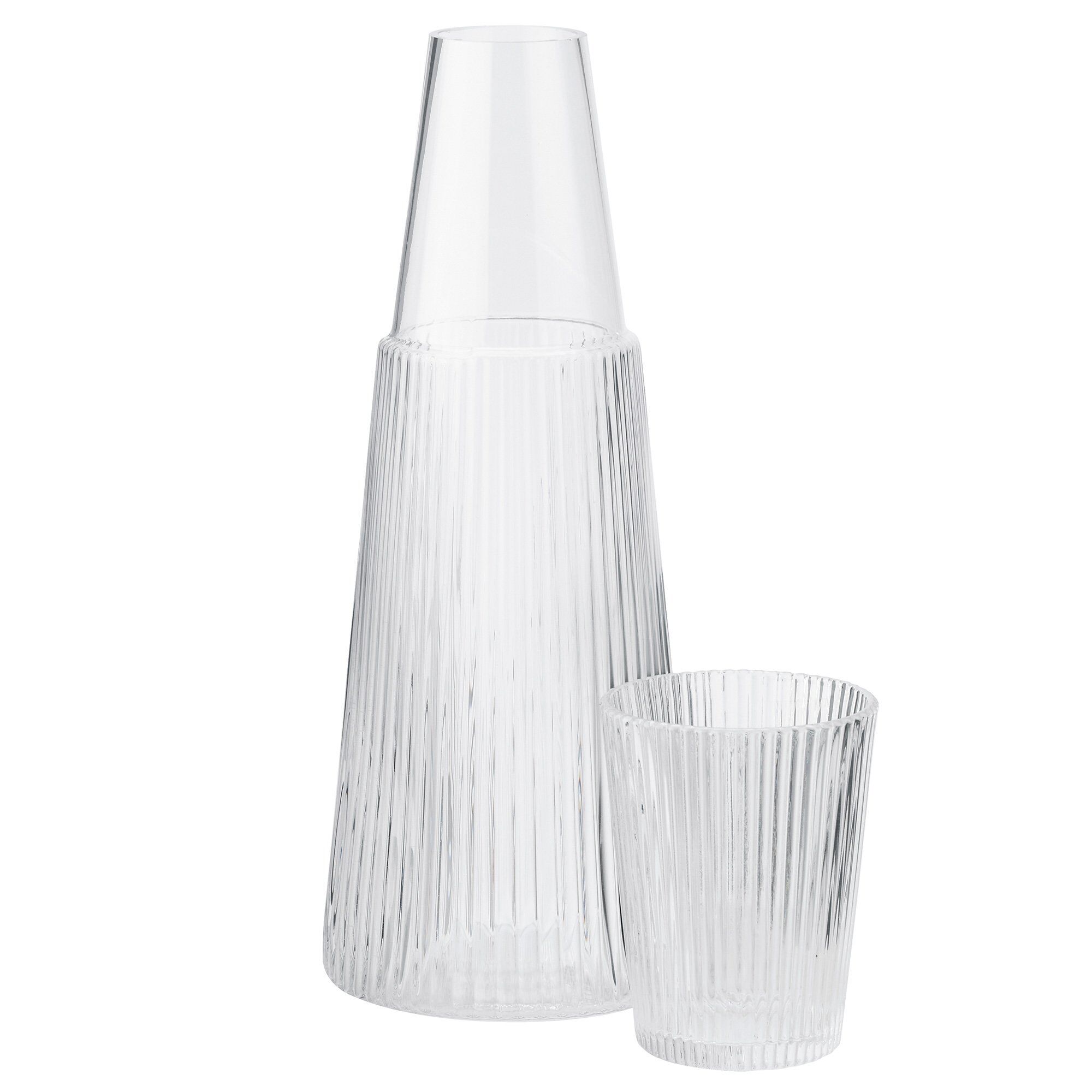 Stelton Pilastro Karaffel Med Glas    Liter  Klar