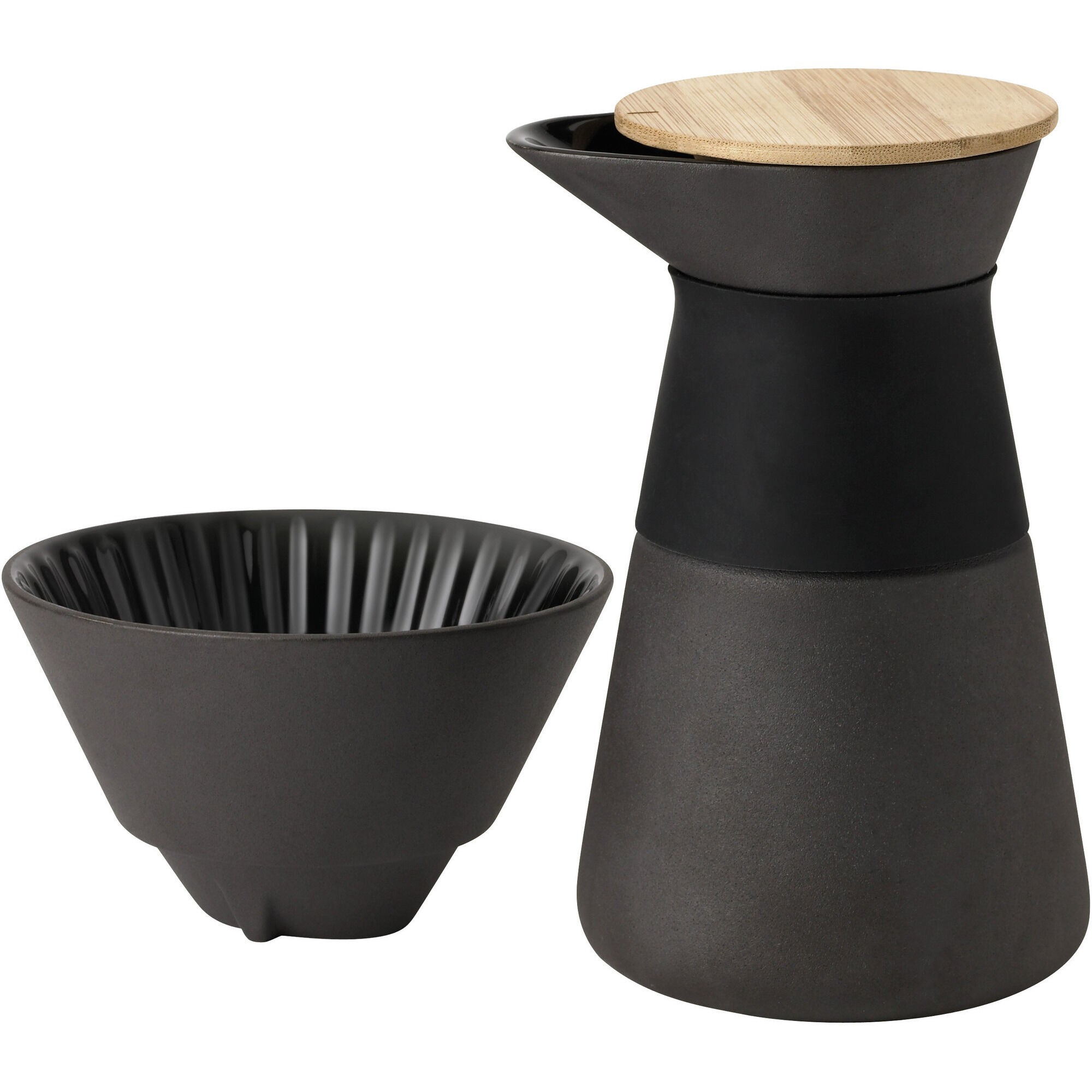 Stelton Theo  34 Slow Brew 34  Kaffebrygger  Sort