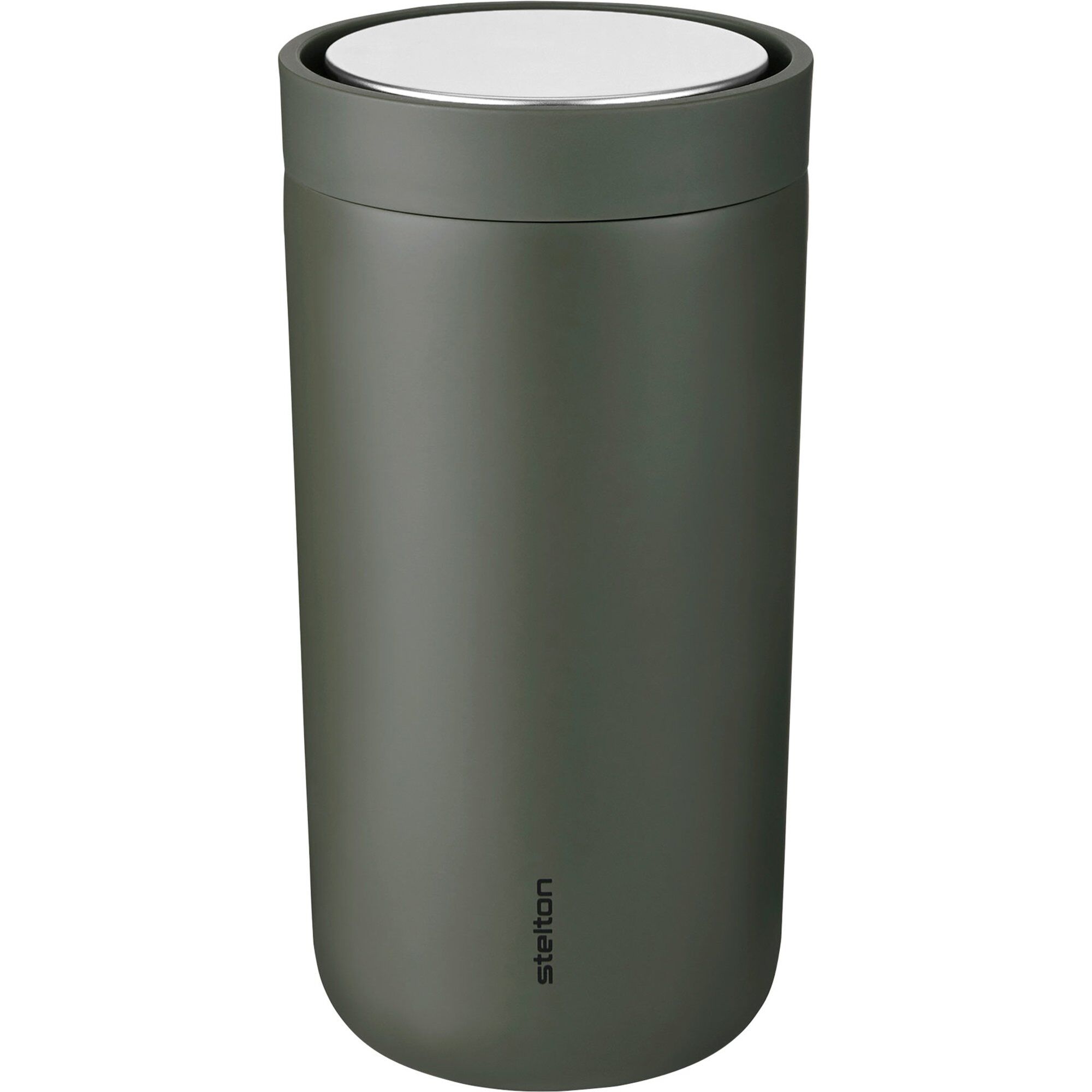 Stelton To Go Click Termokop     Liter  Stål  Soft Dark Forest