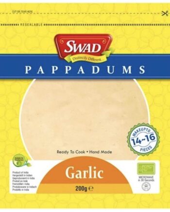 Swad Papadums  Hvidløg 200