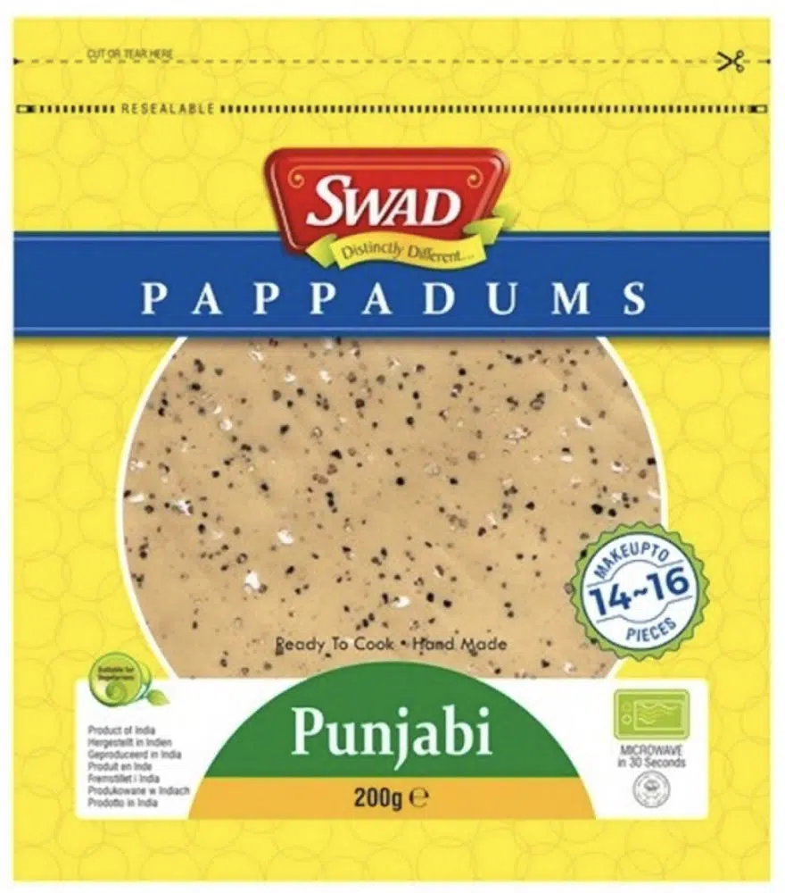 Swad Papadums Punjabi 200